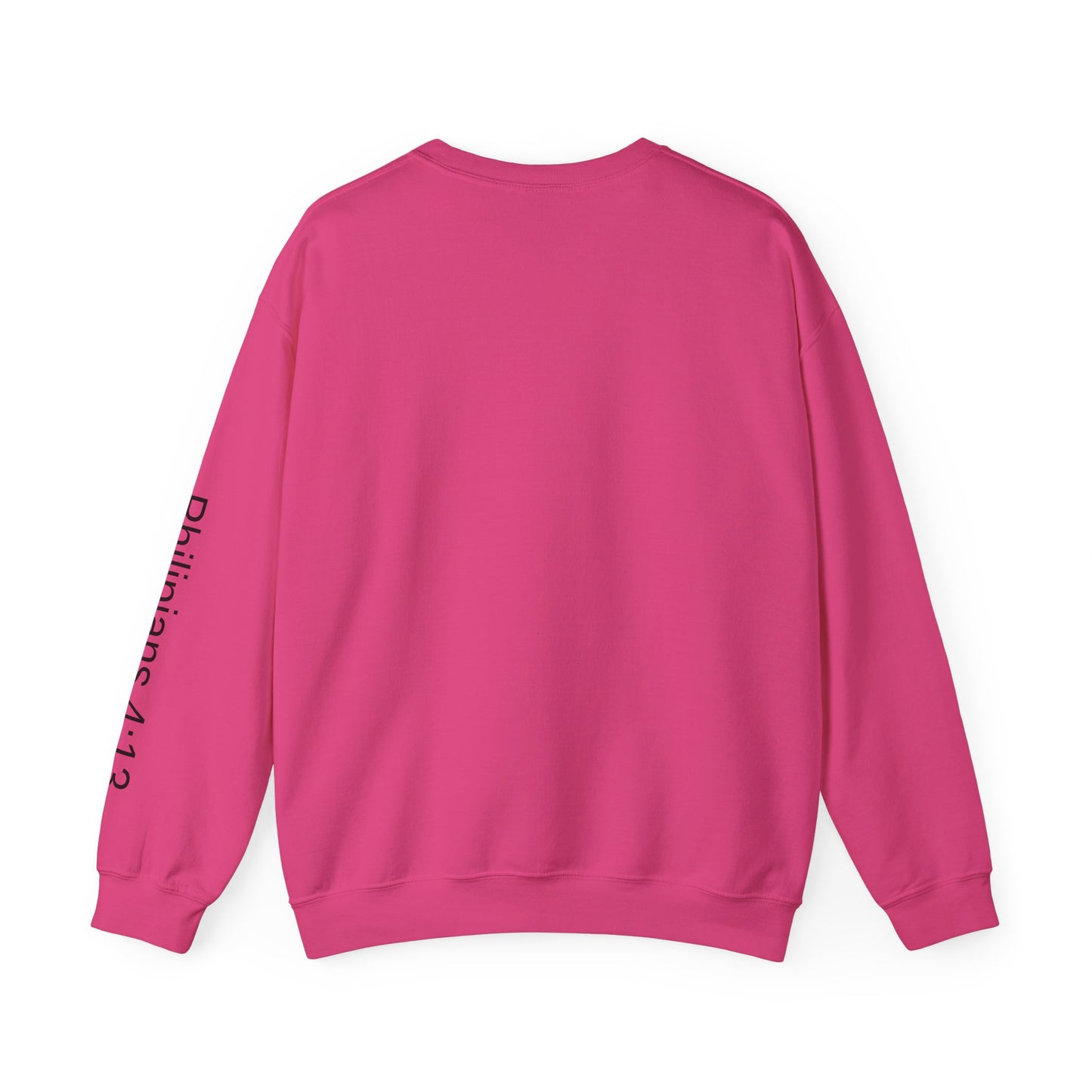 Inspirational Faith Crewneck Sweatshirt - Philippians 4:13