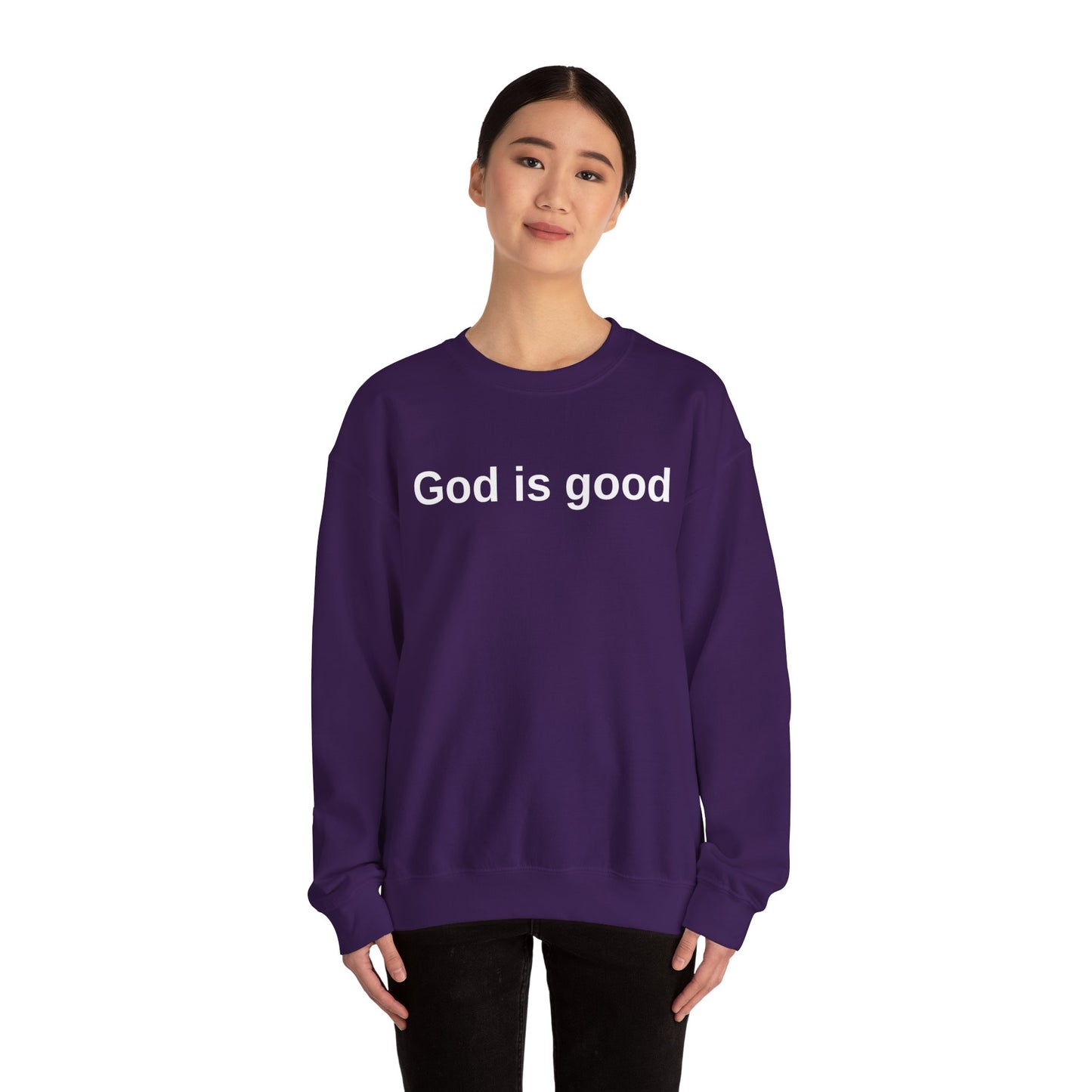 God is Good Unisex Crewneck Sweatshirt - Faith-Inspired Casual Wear