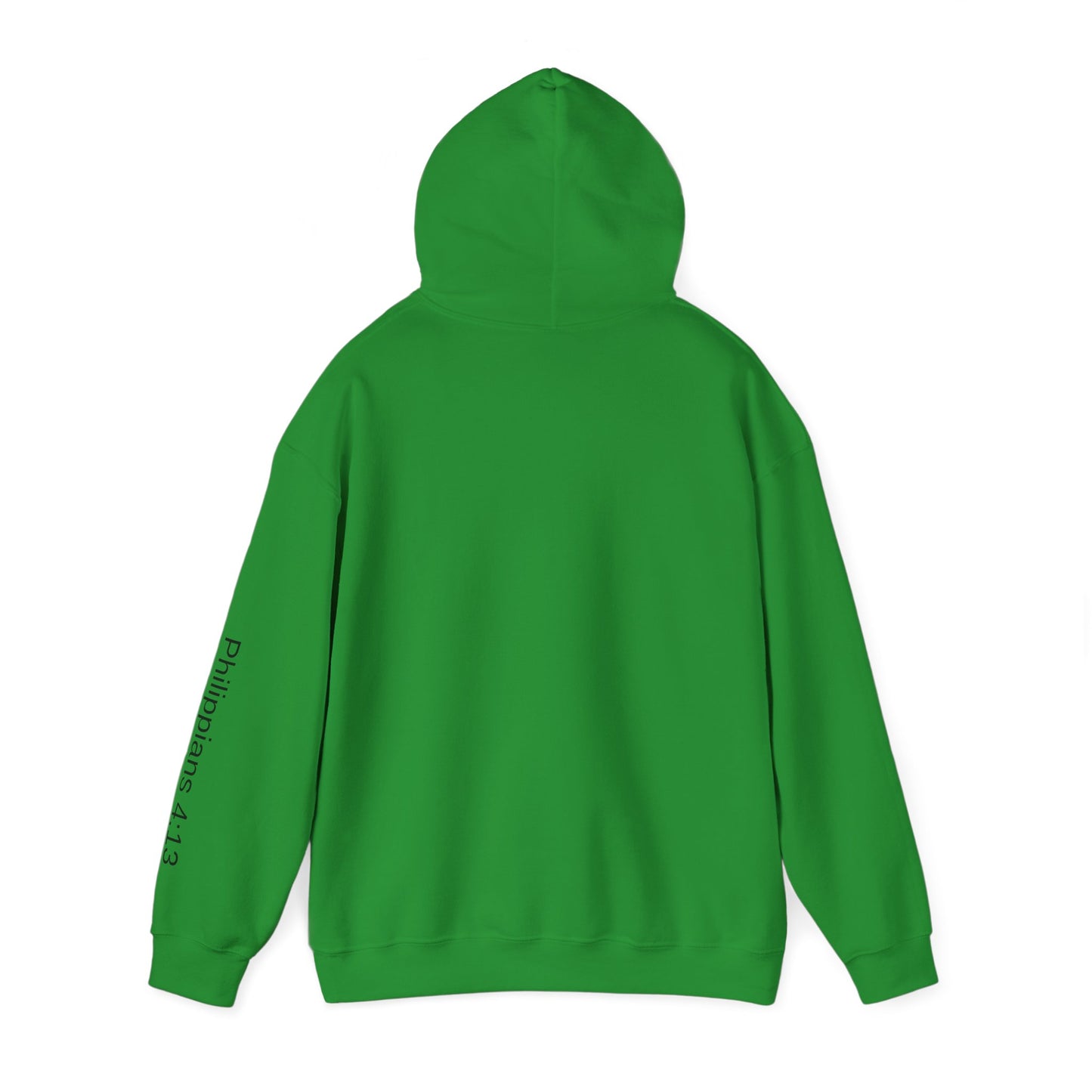 Christian Cross Hoodie | Philippians 4:13 | Cozy Unisex Heavy Blend Sweatshirt