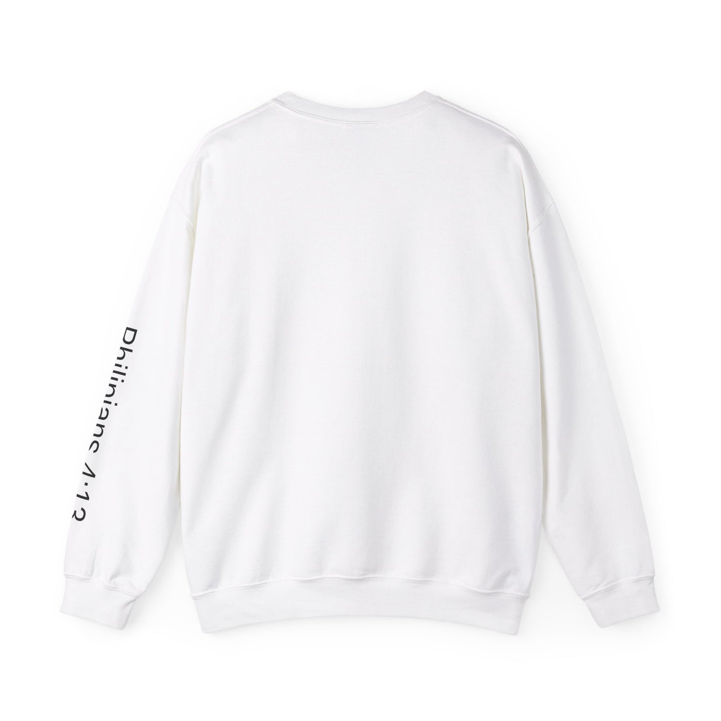 Inspirational Faith Crewneck Sweatshirt - Philippians 4:13
