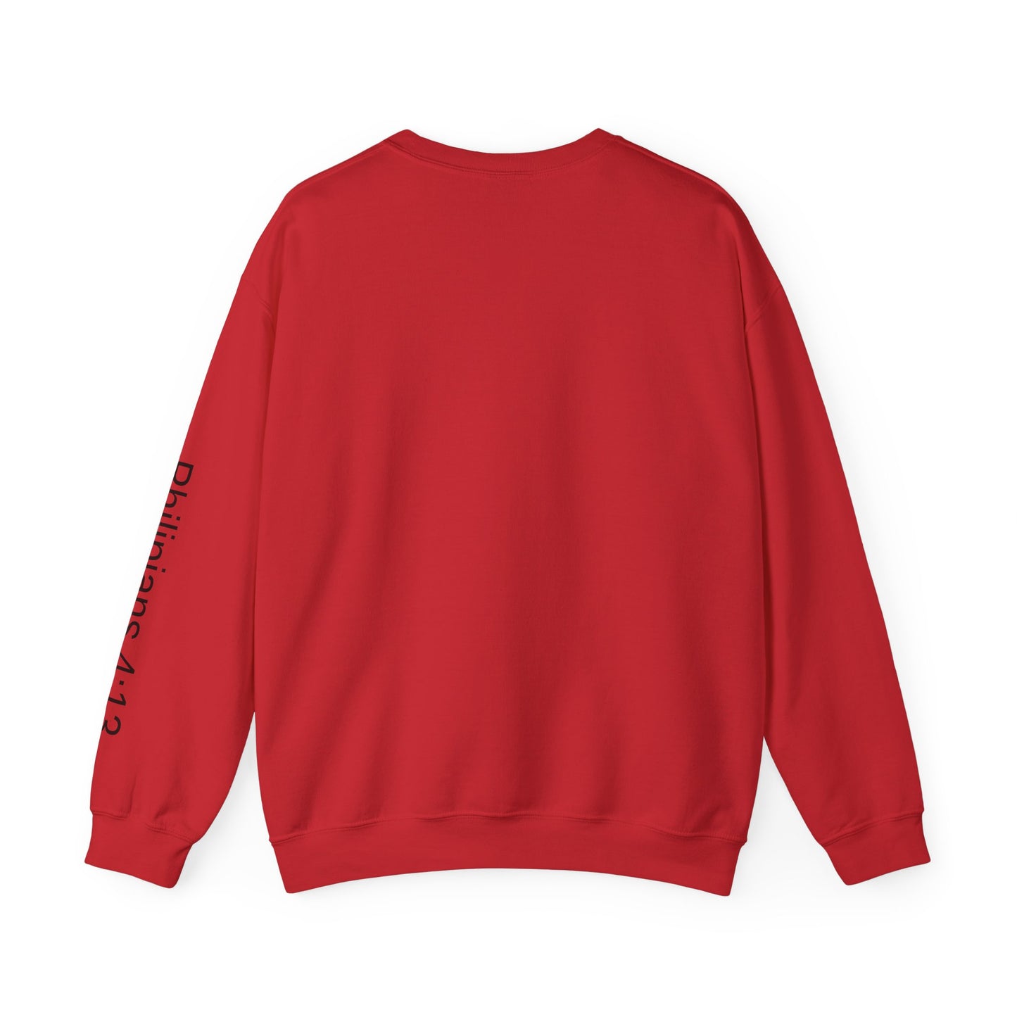 Inspirational Faith Crewneck Sweatshirt - Philippians 4:13