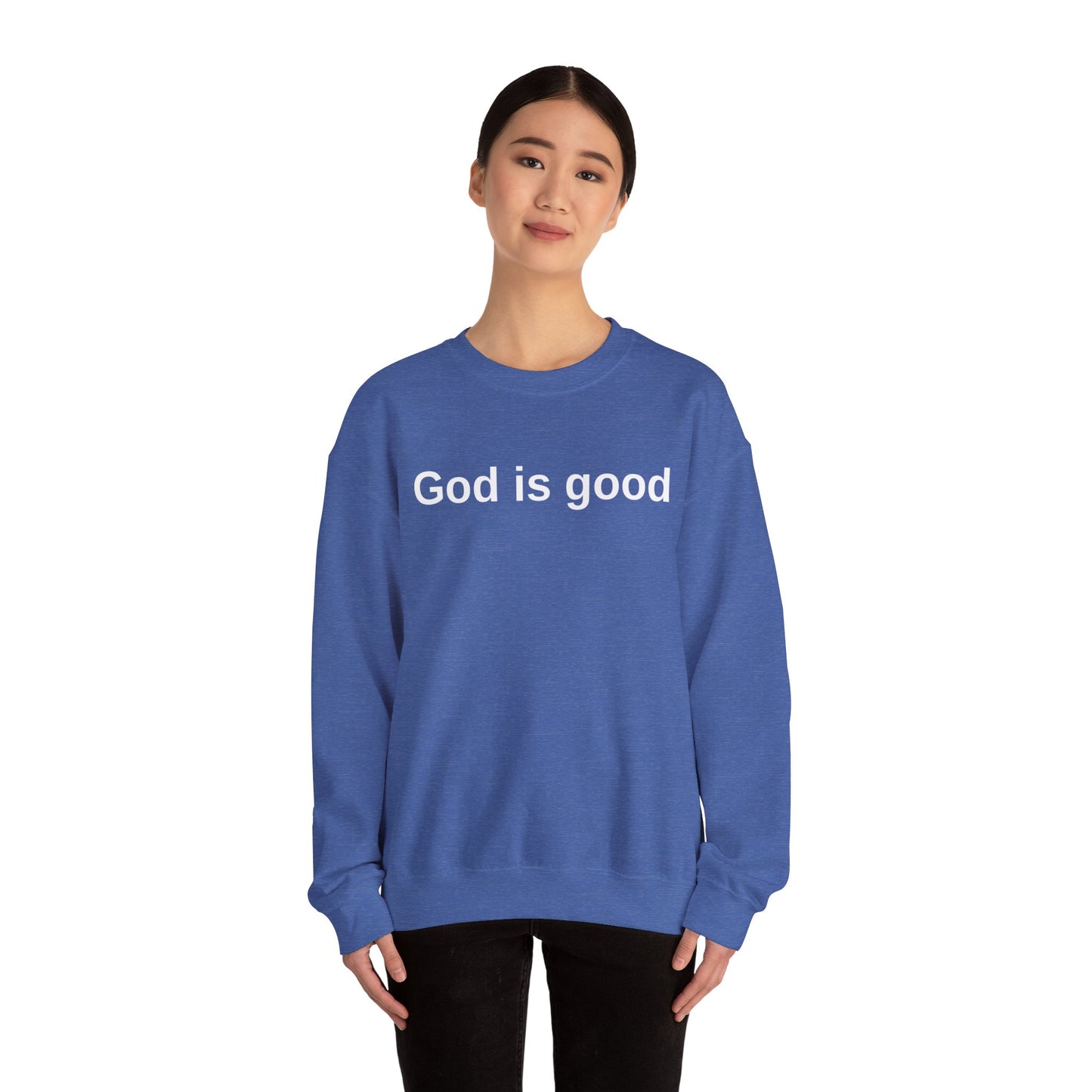 God is Good Unisex Crewneck Sweatshirt - Faith-Inspired Casual Wear