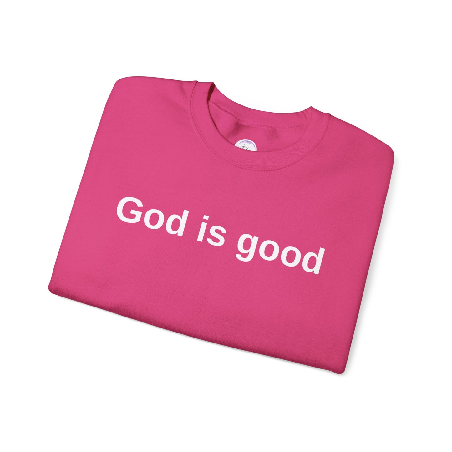God is Good Unisex Crewneck Sweatshirt - Faith-Inspired Casual Wear
