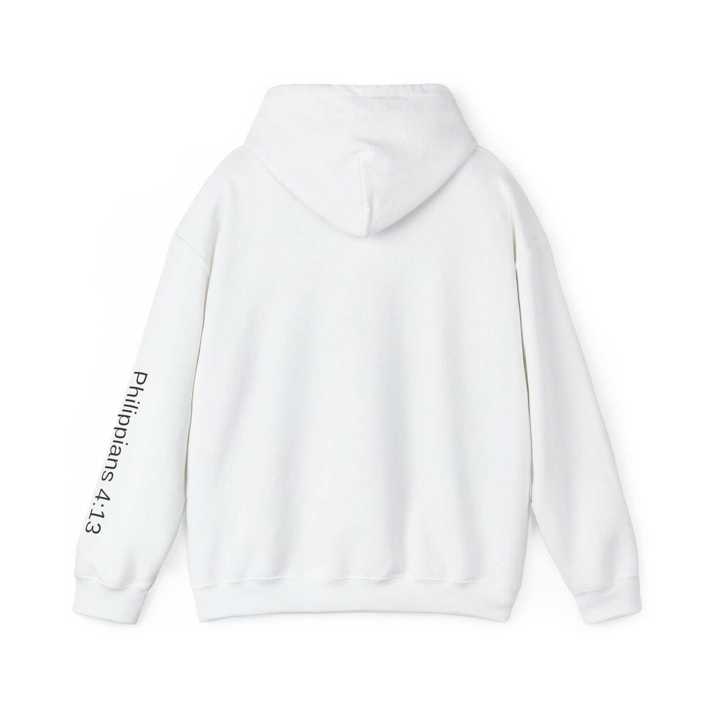 Christian Cross Hoodie | Philippians 4:13 | Cozy Unisex Heavy Blend Sweatshirt