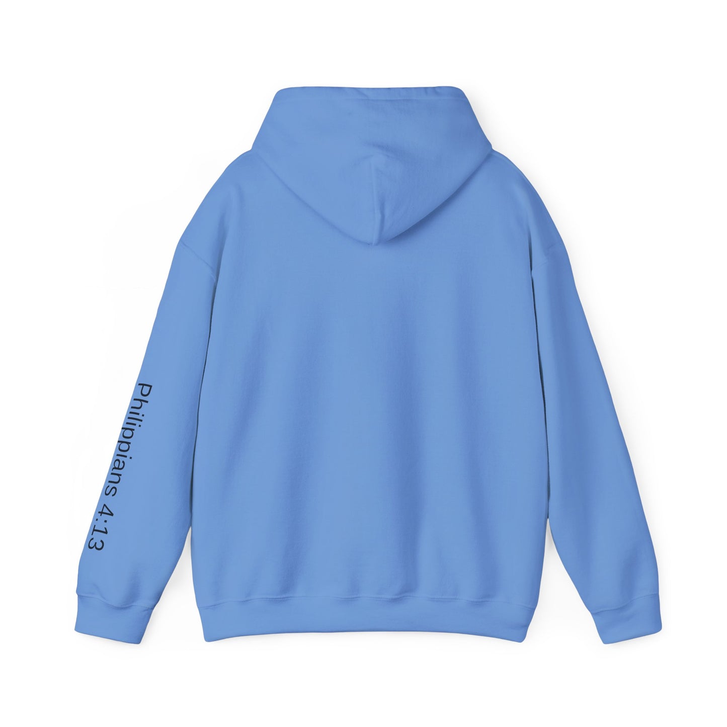Christian Cross Hoodie | Philippians 4:13 | Cozy Unisex Heavy Blend Sweatshirt