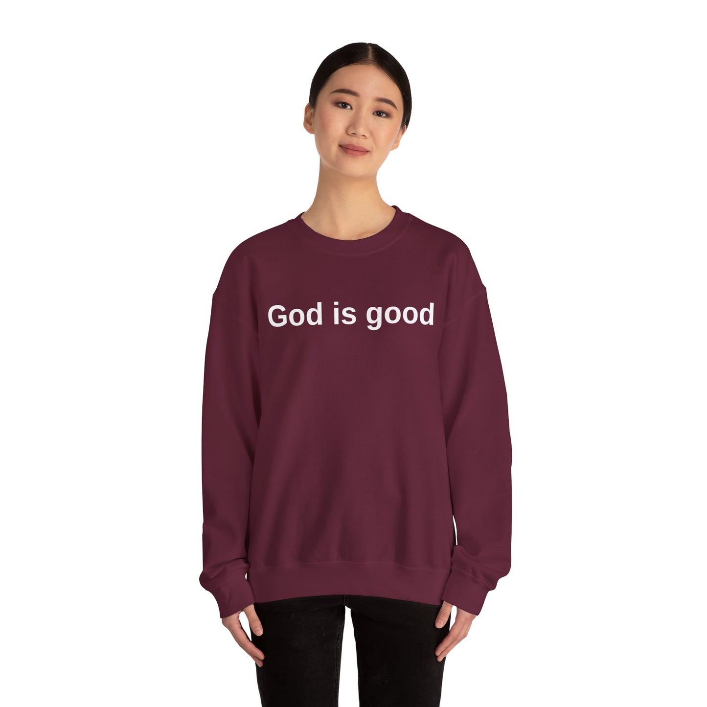 God is Good Unisex Crewneck Sweatshirt - Faith-Inspired Casual Wear