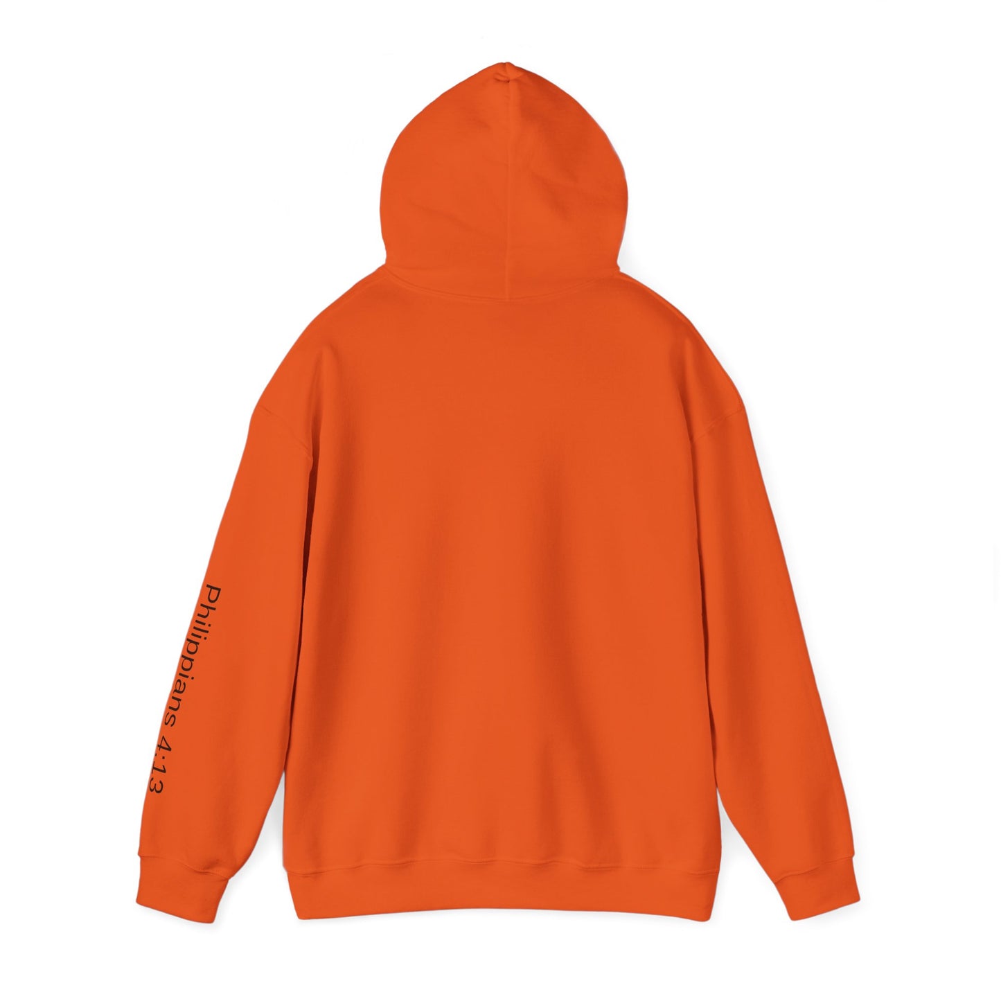 Christian Cross Hoodie | Philippians 4:13 | Cozy Unisex Heavy Blend Sweatshirt
