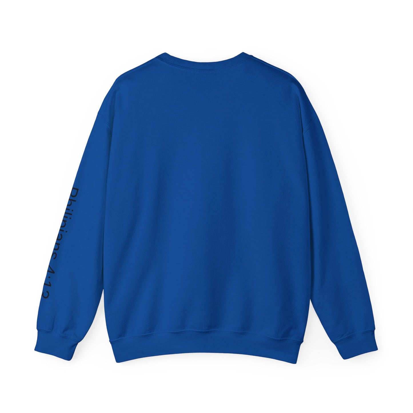 Inspirational Faith Crewneck Sweatshirt - Philippians 4:13