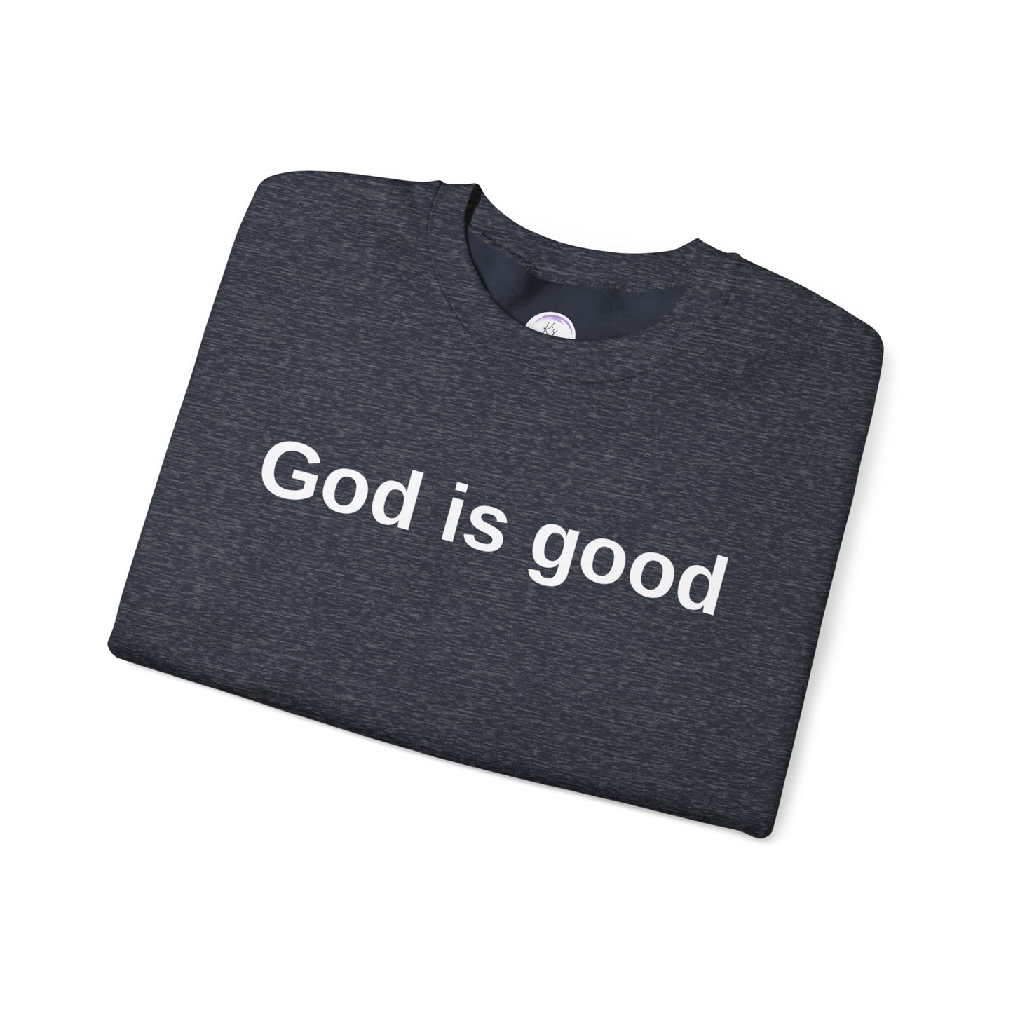 God is Good Unisex Crewneck Sweatshirt - Faith-Inspired Casual Wear