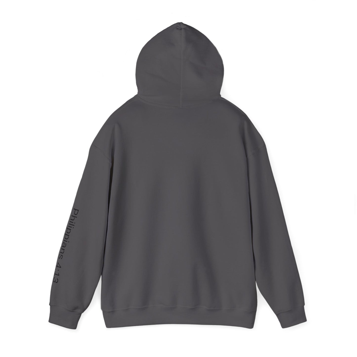 Christian Cross Hoodie | Philippians 4:13 | Cozy Unisex Heavy Blend Sweatshirt