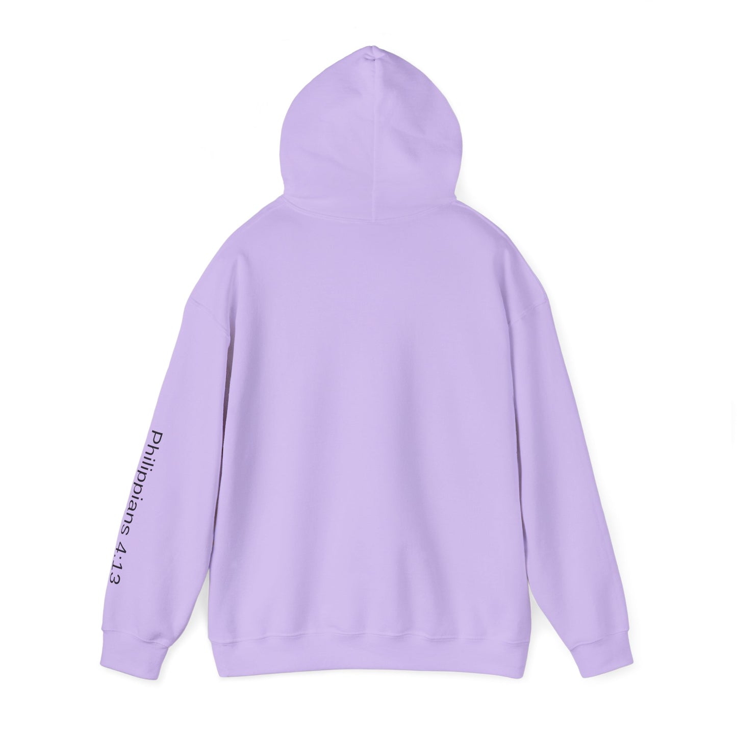 Christian Cross Hoodie | Philippians 4:13 | Cozy Unisex Heavy Blend Sweatshirt