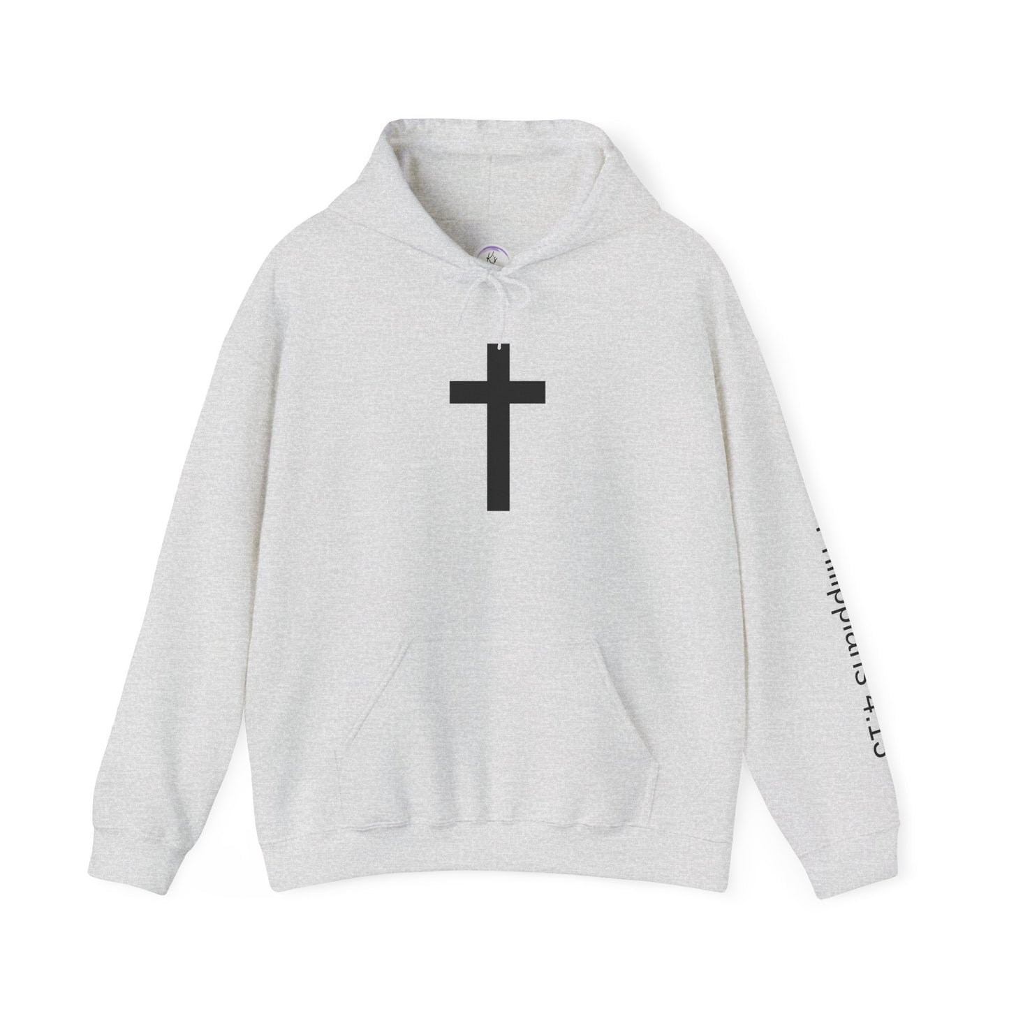 Christian Cross Hoodie | Philippians 4:13 | Cozy Unisex Heavy Blend Sweatshirt