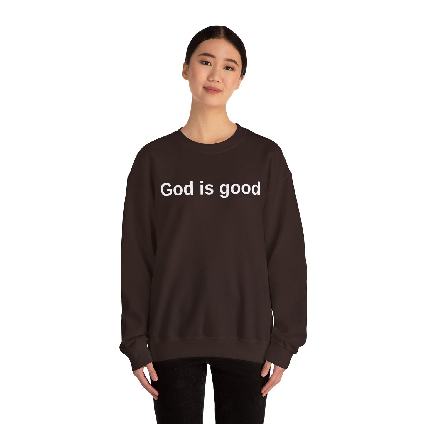 God is Good Unisex Crewneck Sweatshirt - Faith-Inspired Casual Wear