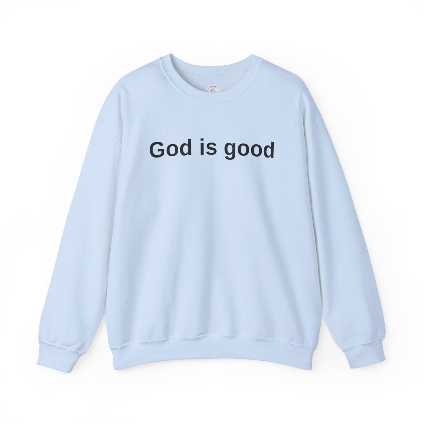 God is Good Unisex Heavy Blend Crewneck Sweatshirt - Cozy and Inspirational Apparel