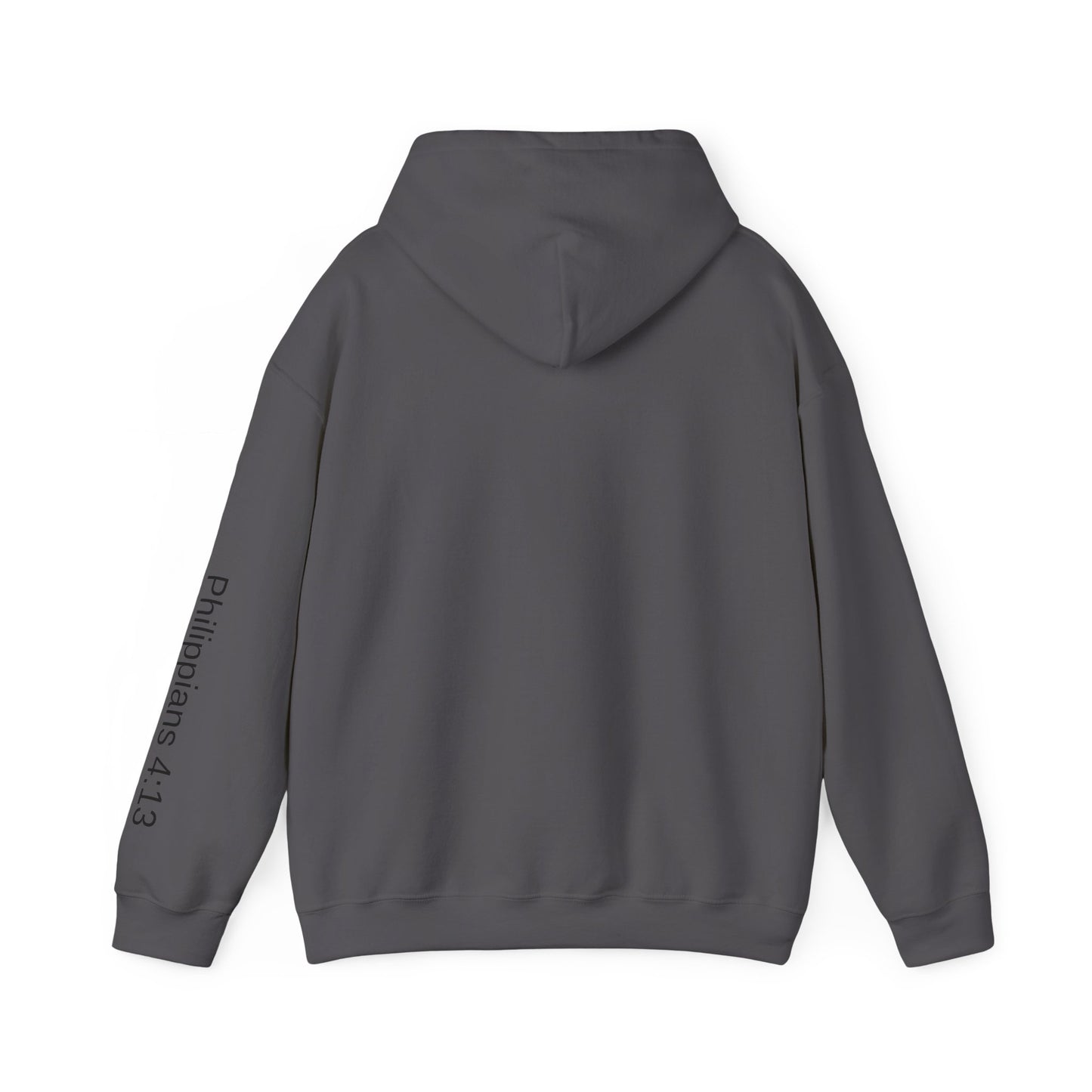 Christian Cross Hoodie | Philippians 4:13 | Cozy Unisex Heavy Blend Sweatshirt
