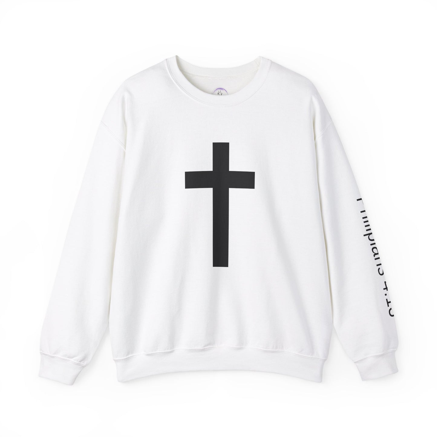 Inspirational Faith Crewneck Sweatshirt - Philippians 4:13