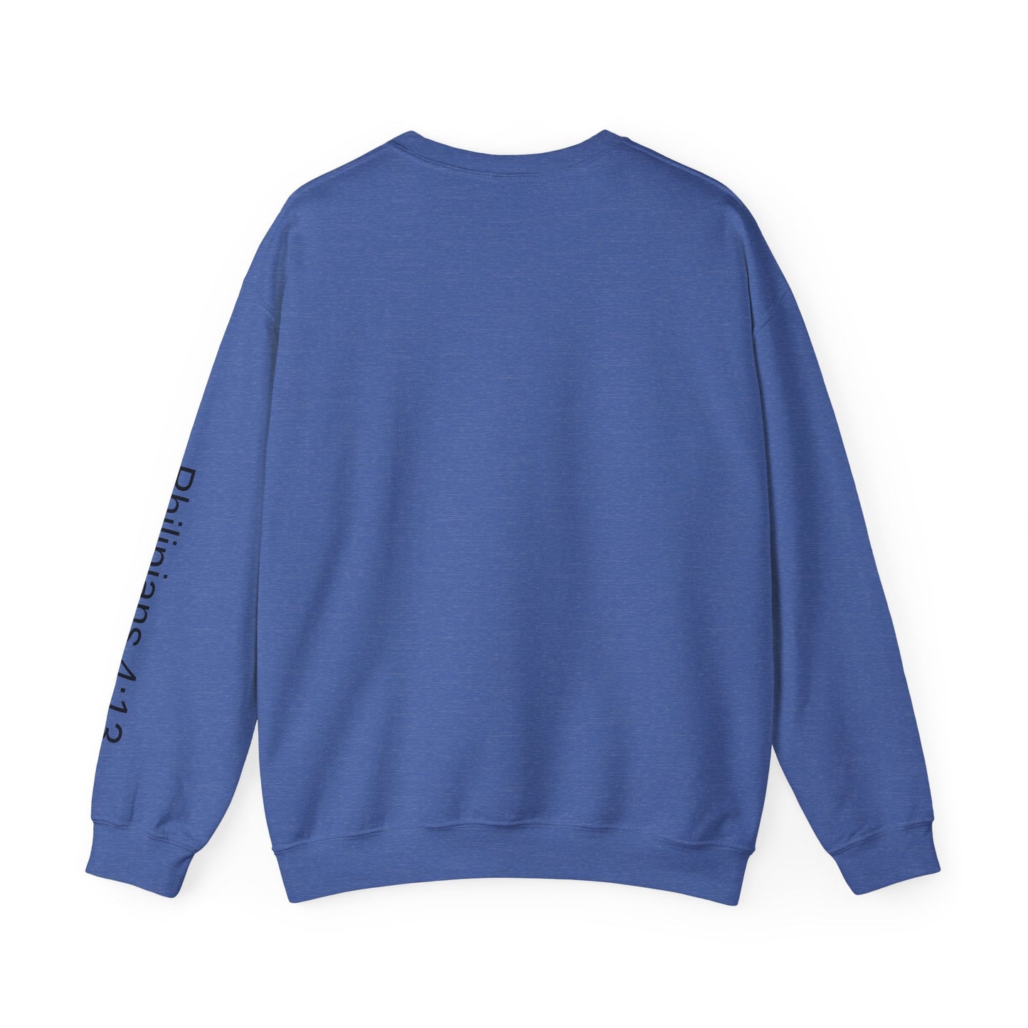 Inspirational Faith Crewneck Sweatshirt - Philippians 4:13