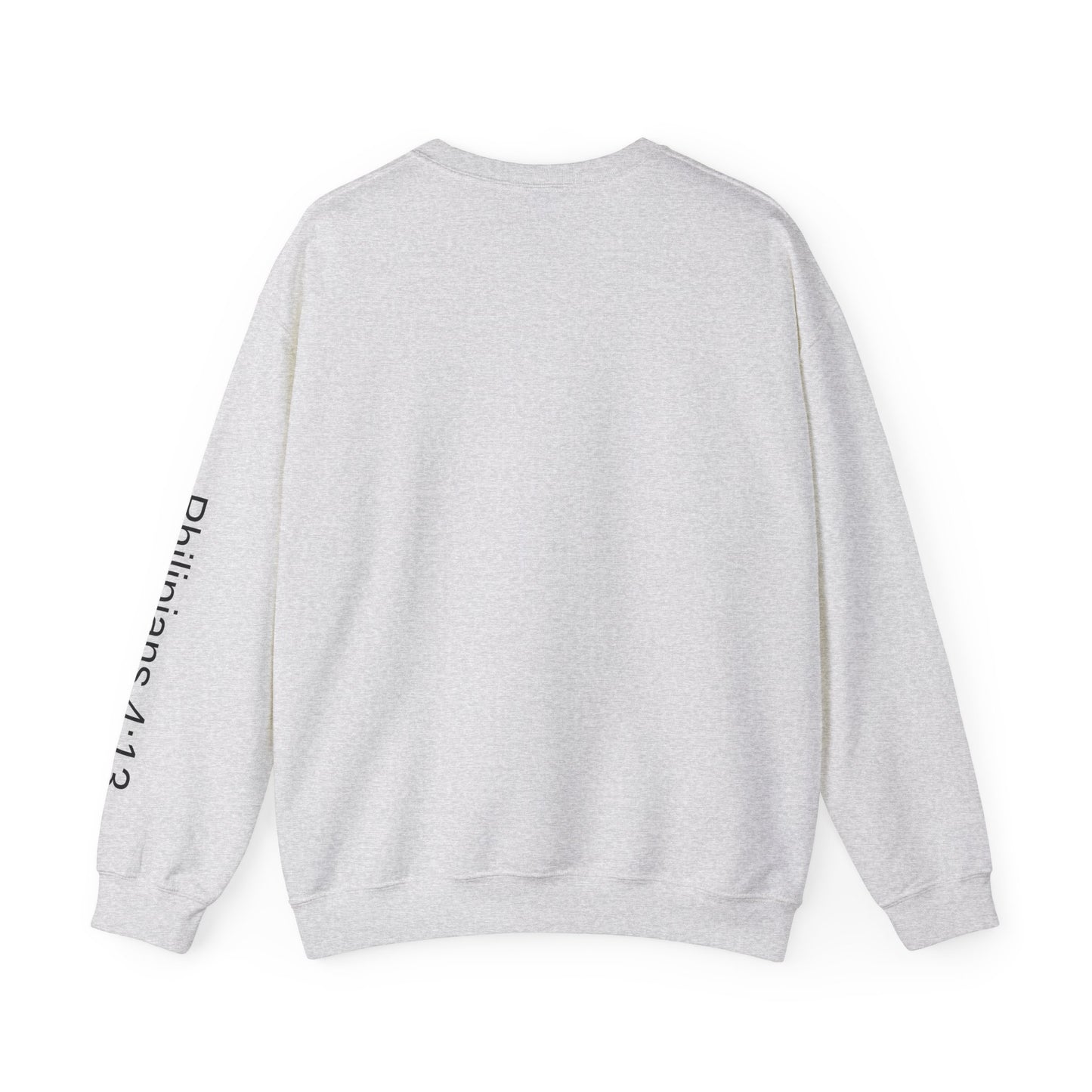 Inspirational Faith Crewneck Sweatshirt - Philippians 4:13