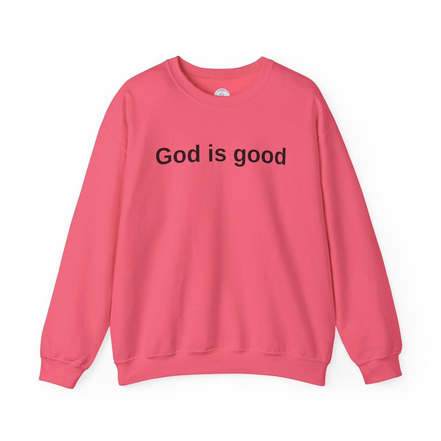 God is Good Unisex Heavy Blend Crewneck Sweatshirt - Cozy and Inspirational Apparel