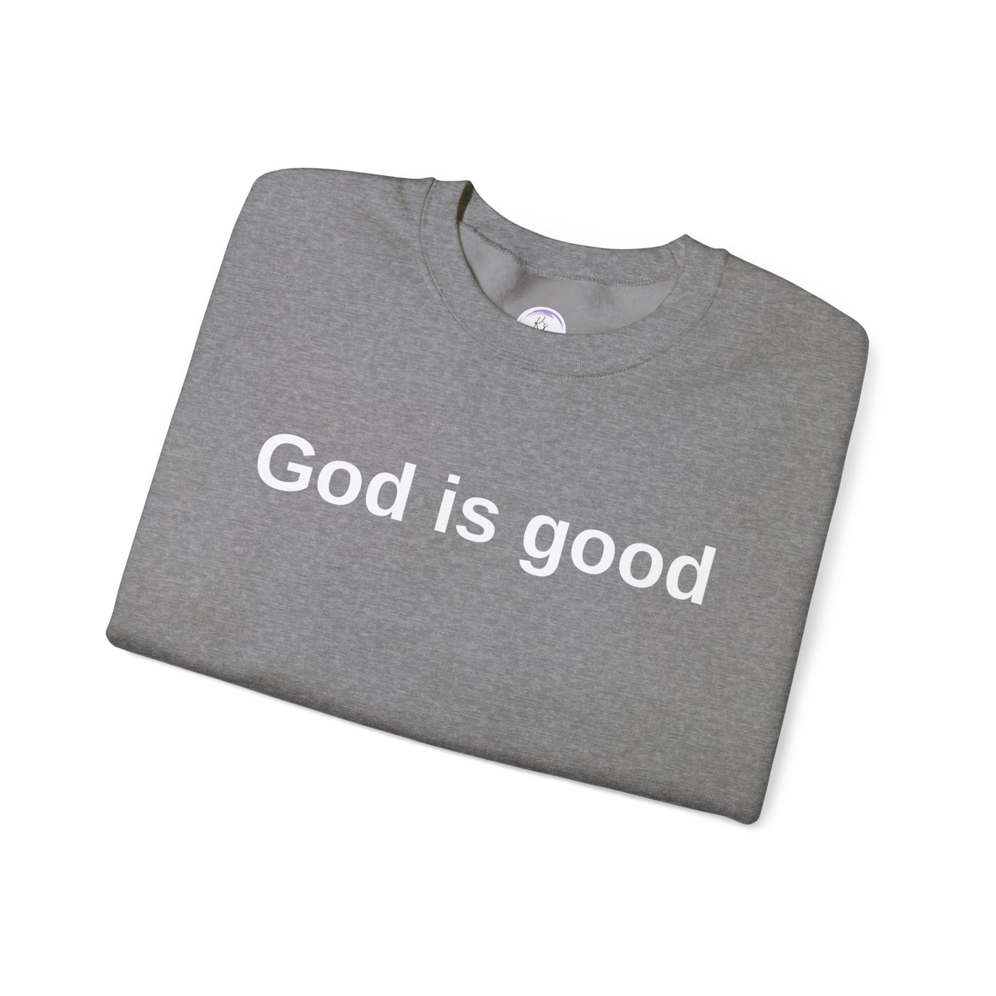 God is Good Unisex Crewneck Sweatshirt - Faith-Inspired Casual Wear