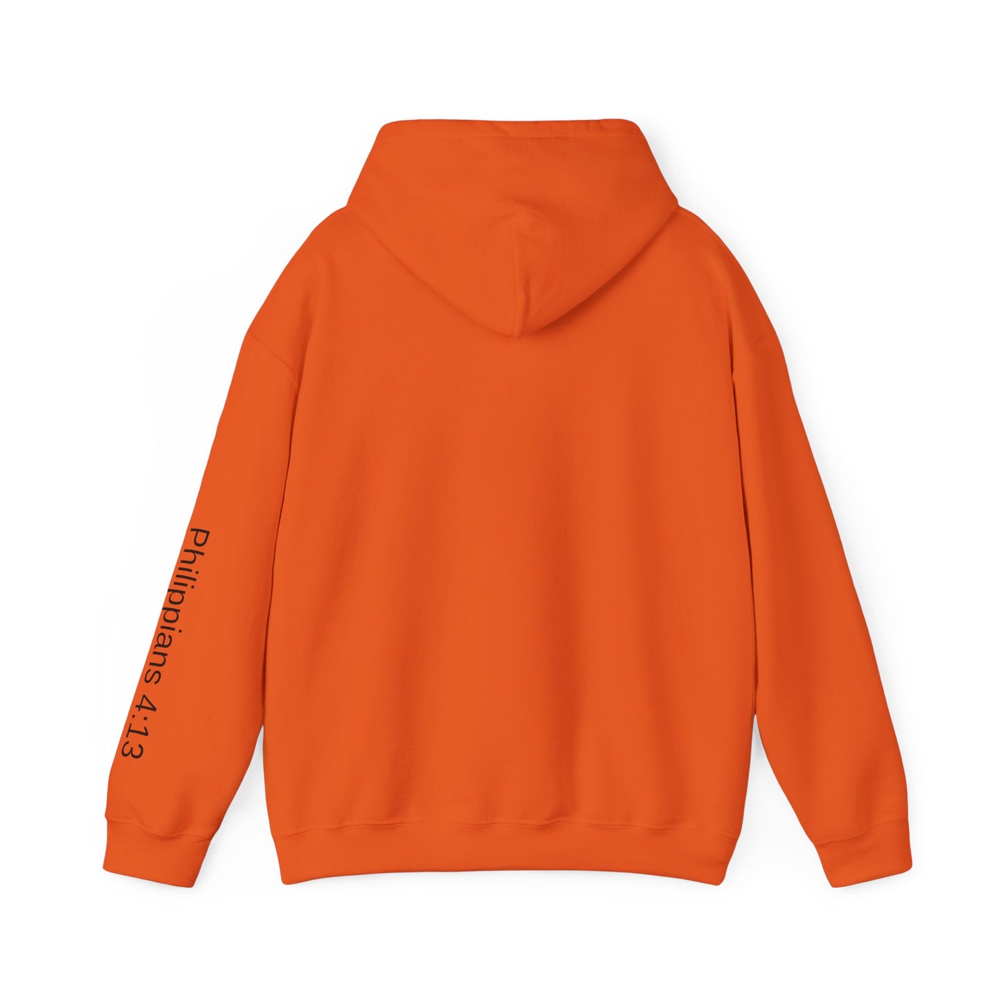 Christian Cross Hoodie | Philippians 4:13 | Cozy Unisex Heavy Blend Sweatshirt