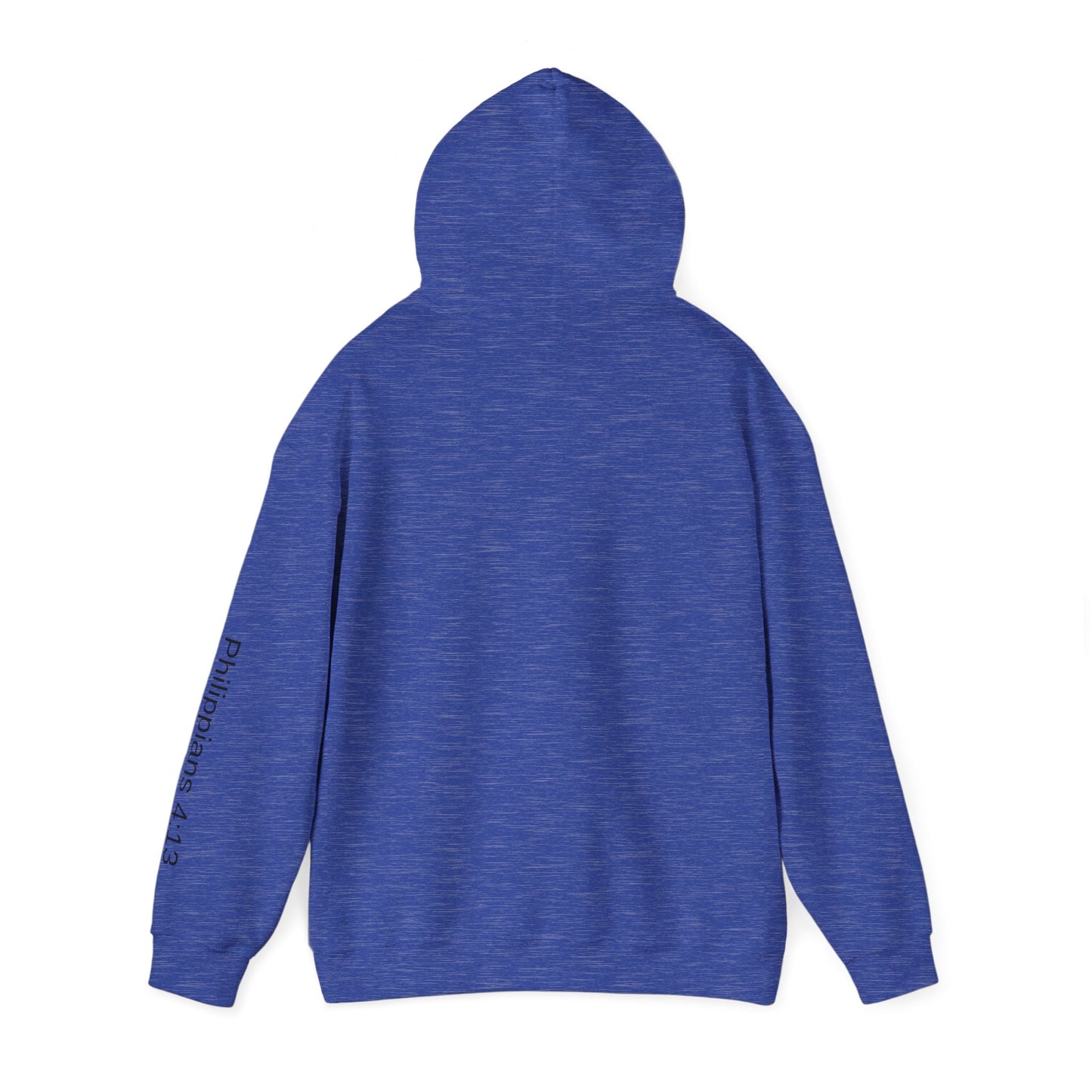 Christian Cross Hoodie | Philippians 4:13 | Cozy Unisex Heavy Blend Sweatshirt