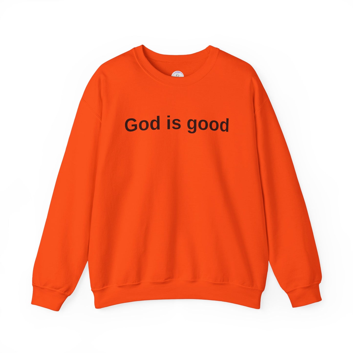 God is Good Unisex Heavy Blend Crewneck Sweatshirt - Cozy and Inspirational Apparel