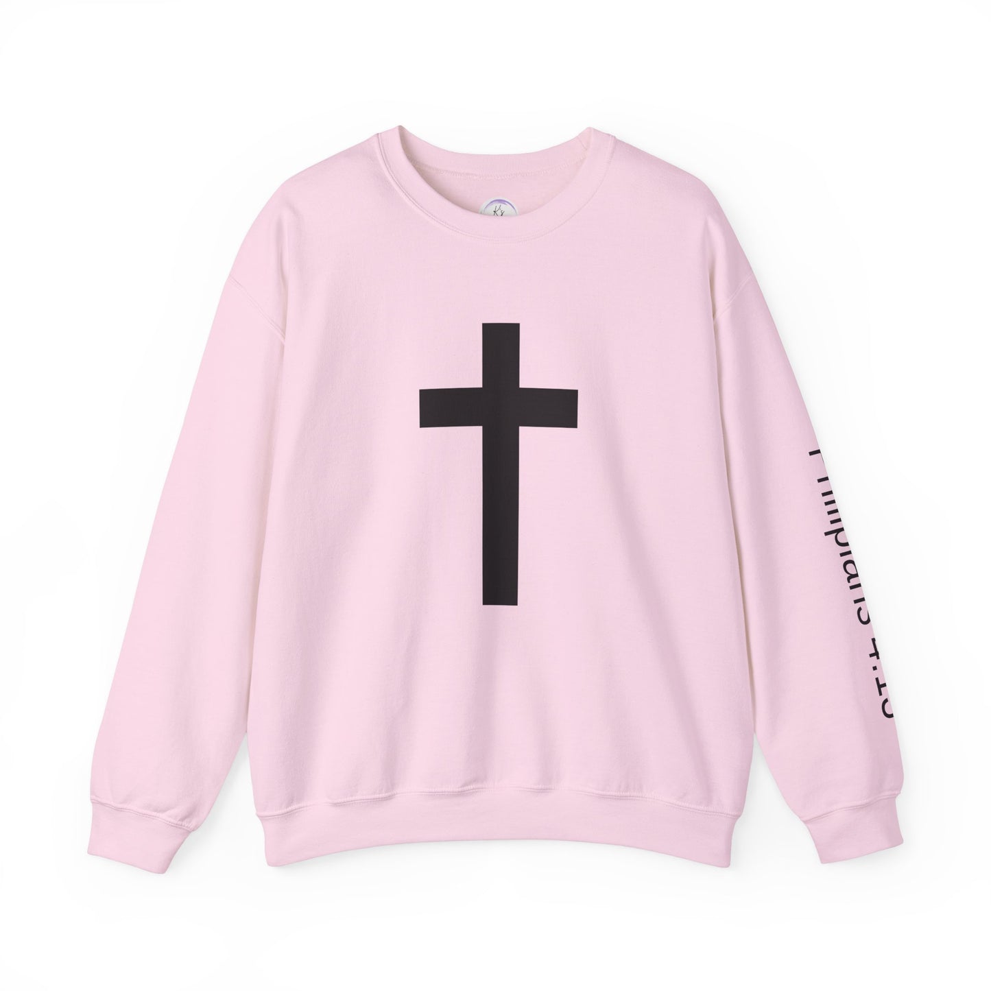 Inspirational Faith Crewneck Sweatshirt - Philippians 4:13