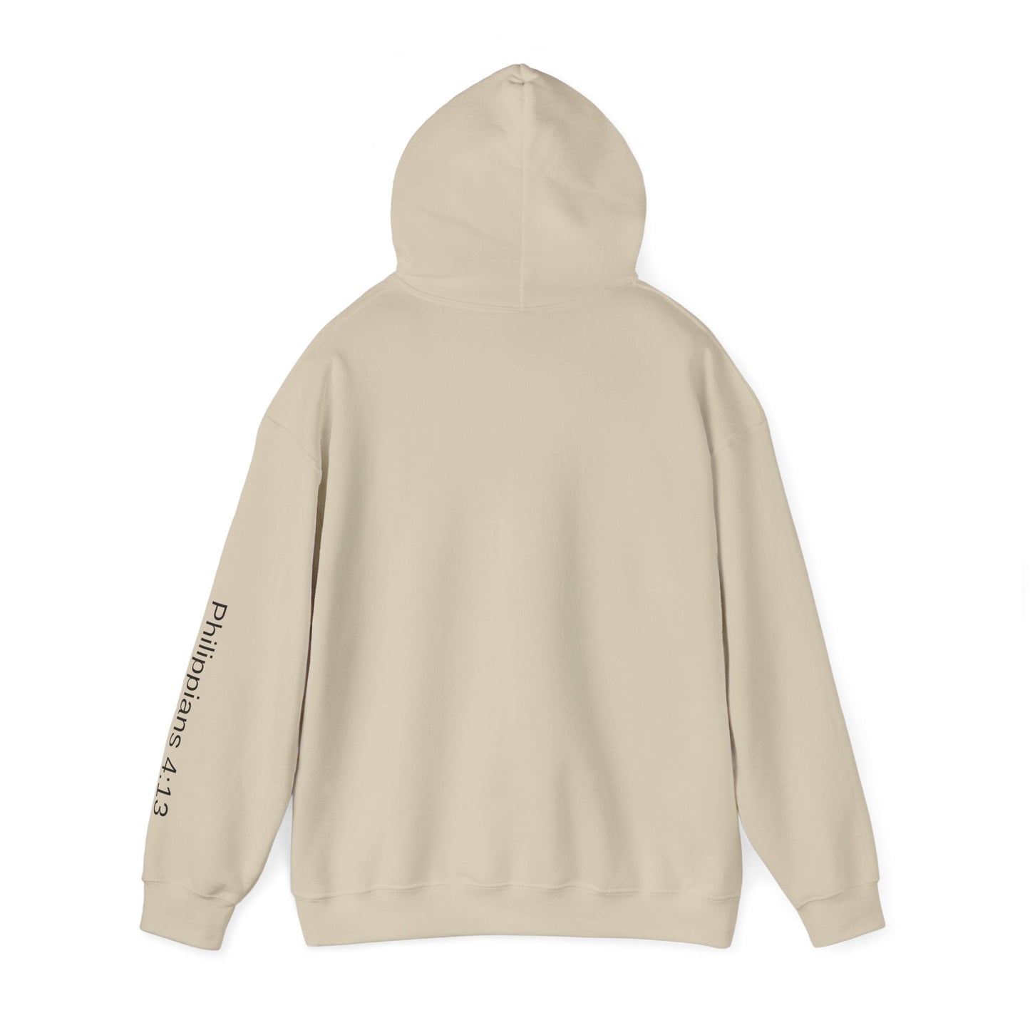 Christian Cross Hoodie | Philippians 4:13 | Cozy Unisex Heavy Blend Sweatshirt