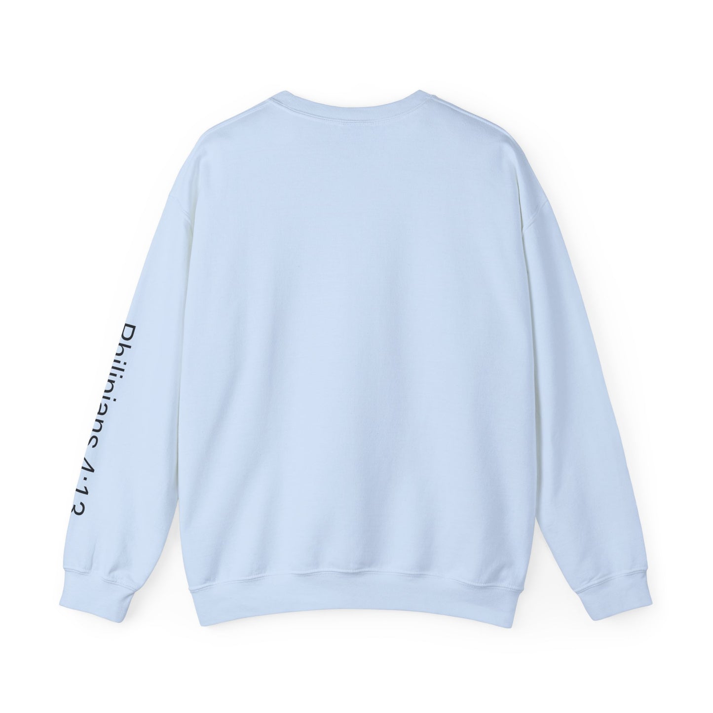Inspirational Faith Crewneck Sweatshirt - Philippians 4:13