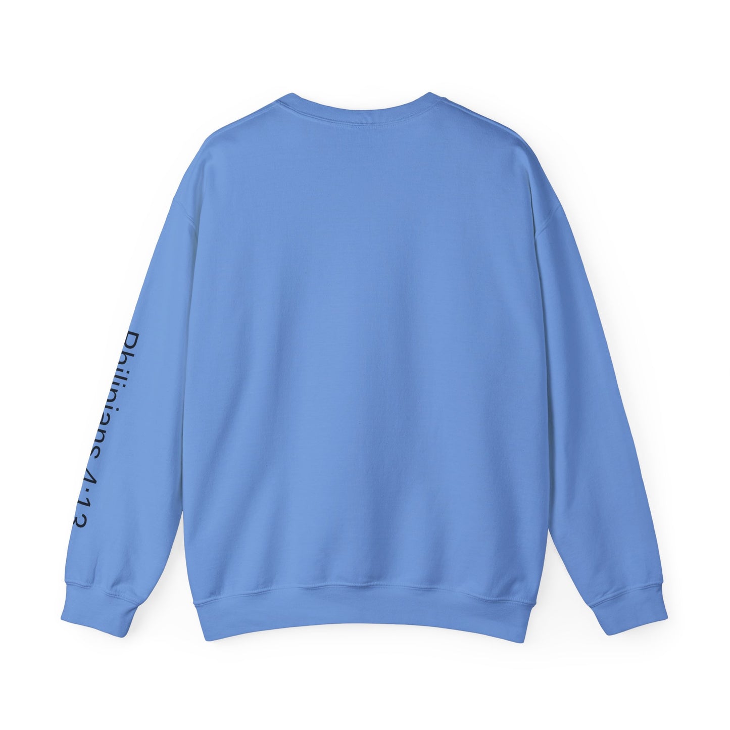 Inspirational Faith Crewneck Sweatshirt - Philippians 4:13