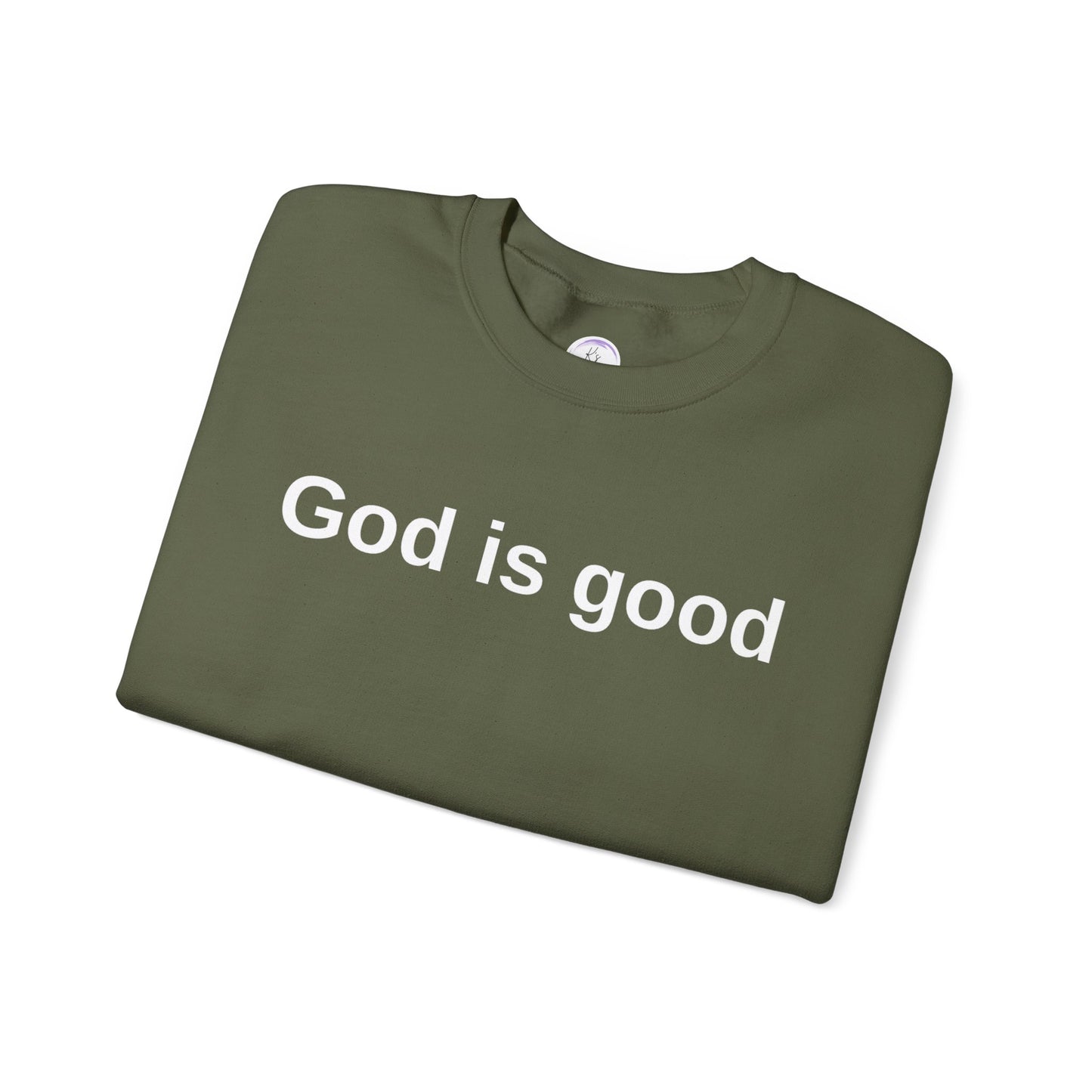 God is Good Unisex Crewneck Sweatshirt - Faith-Inspired Casual Wear