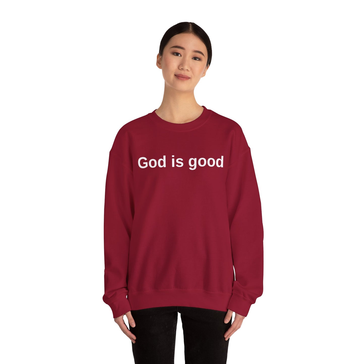 God is Good Unisex Crewneck Sweatshirt - Faith-Inspired Casual Wear