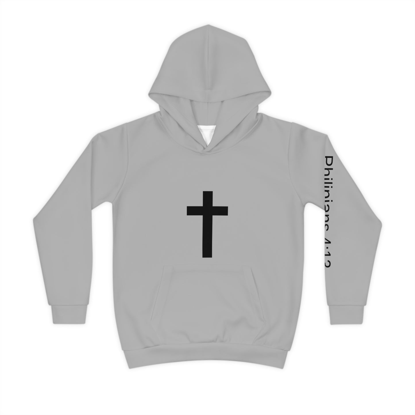 Faith-Inspired Children's Hoodie with Cross Design