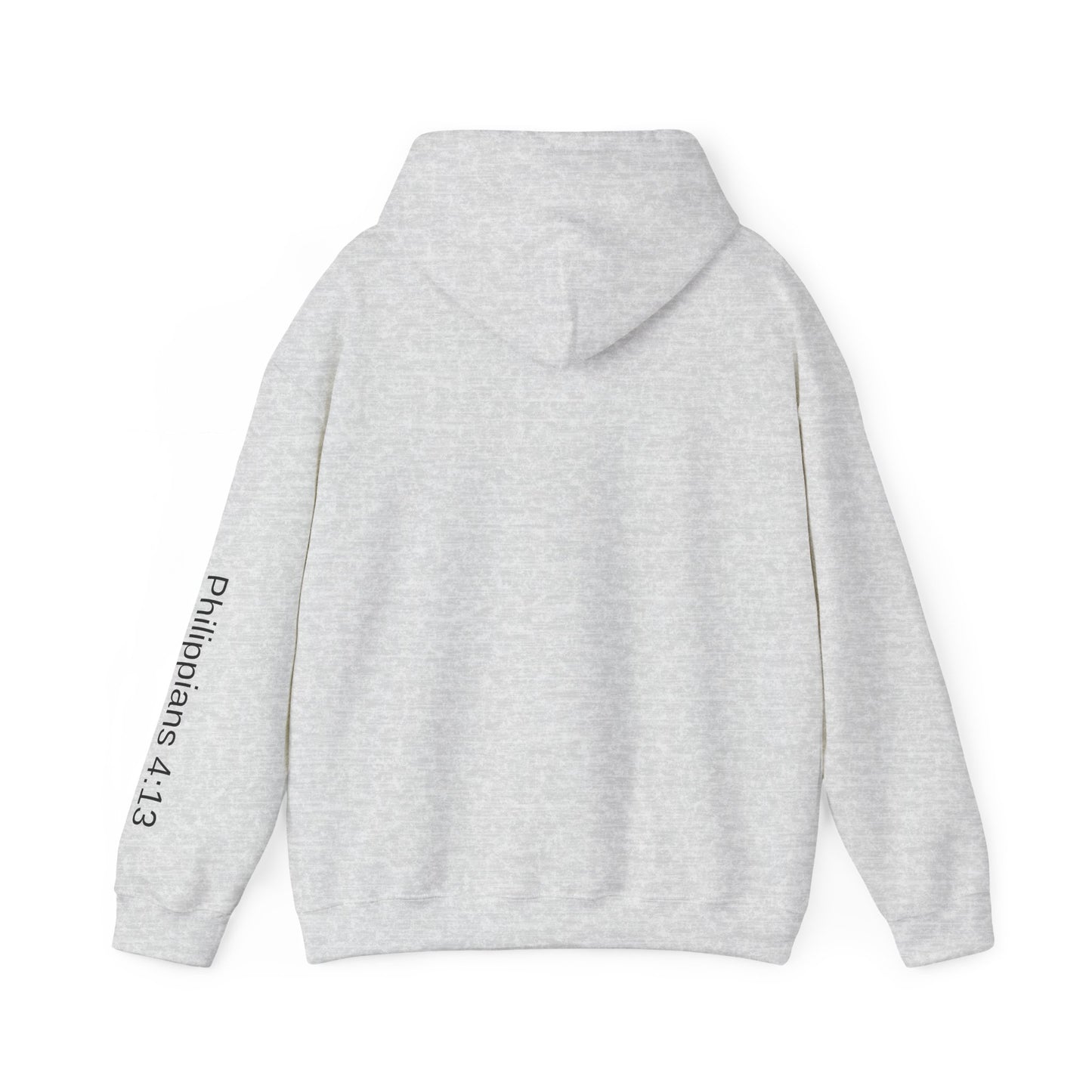 Christian Cross Hoodie | Philippians 4:13 | Cozy Unisex Heavy Blend Sweatshirt