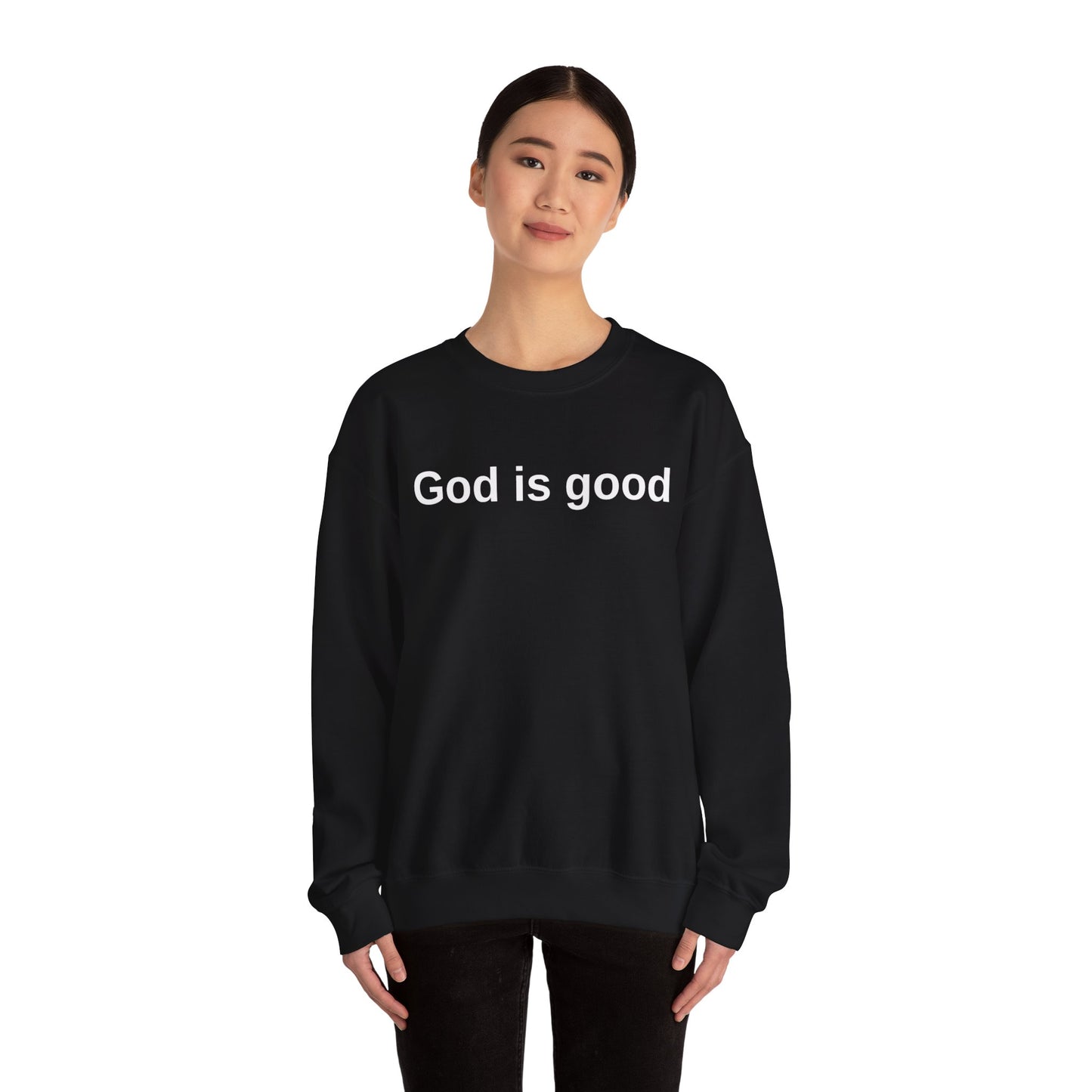 God is Good Unisex Crewneck Sweatshirt - Faith-Inspired Casual Wear
