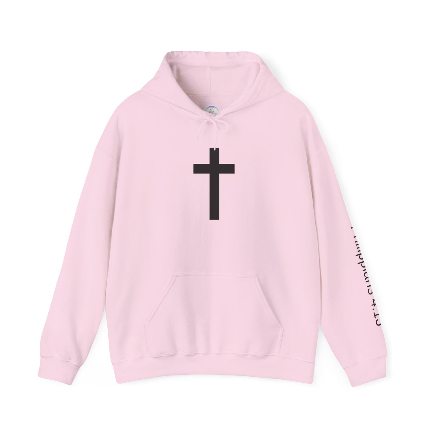 Christian Cross Hoodie | Philippians 4:13 | Cozy Unisex Heavy Blend Sweatshirt