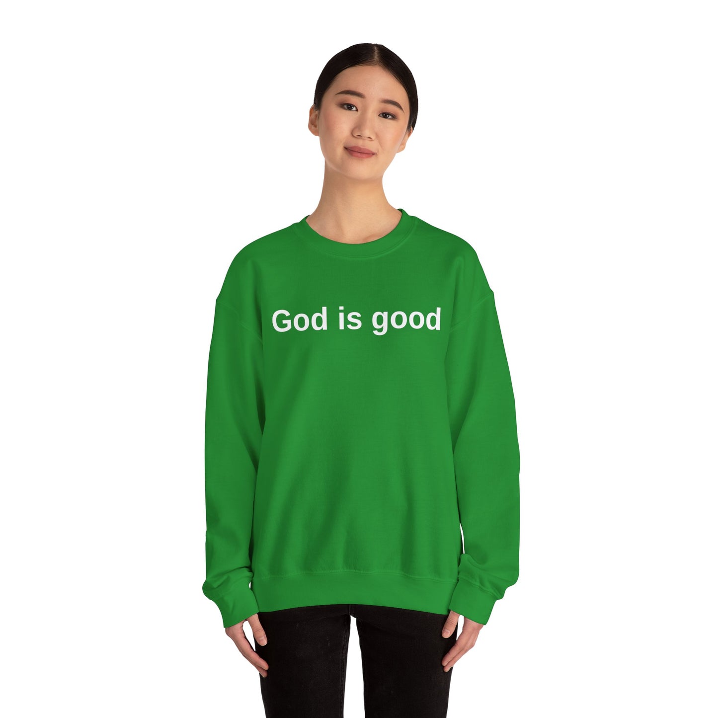 God is Good Unisex Crewneck Sweatshirt - Faith-Inspired Casual Wear