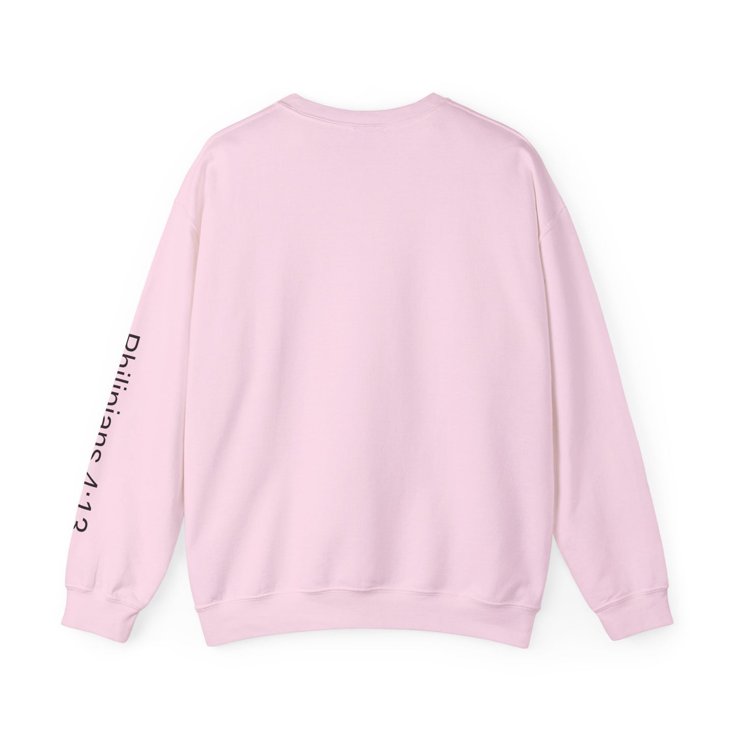Inspirational Faith Crewneck Sweatshirt - Philippians 4:13