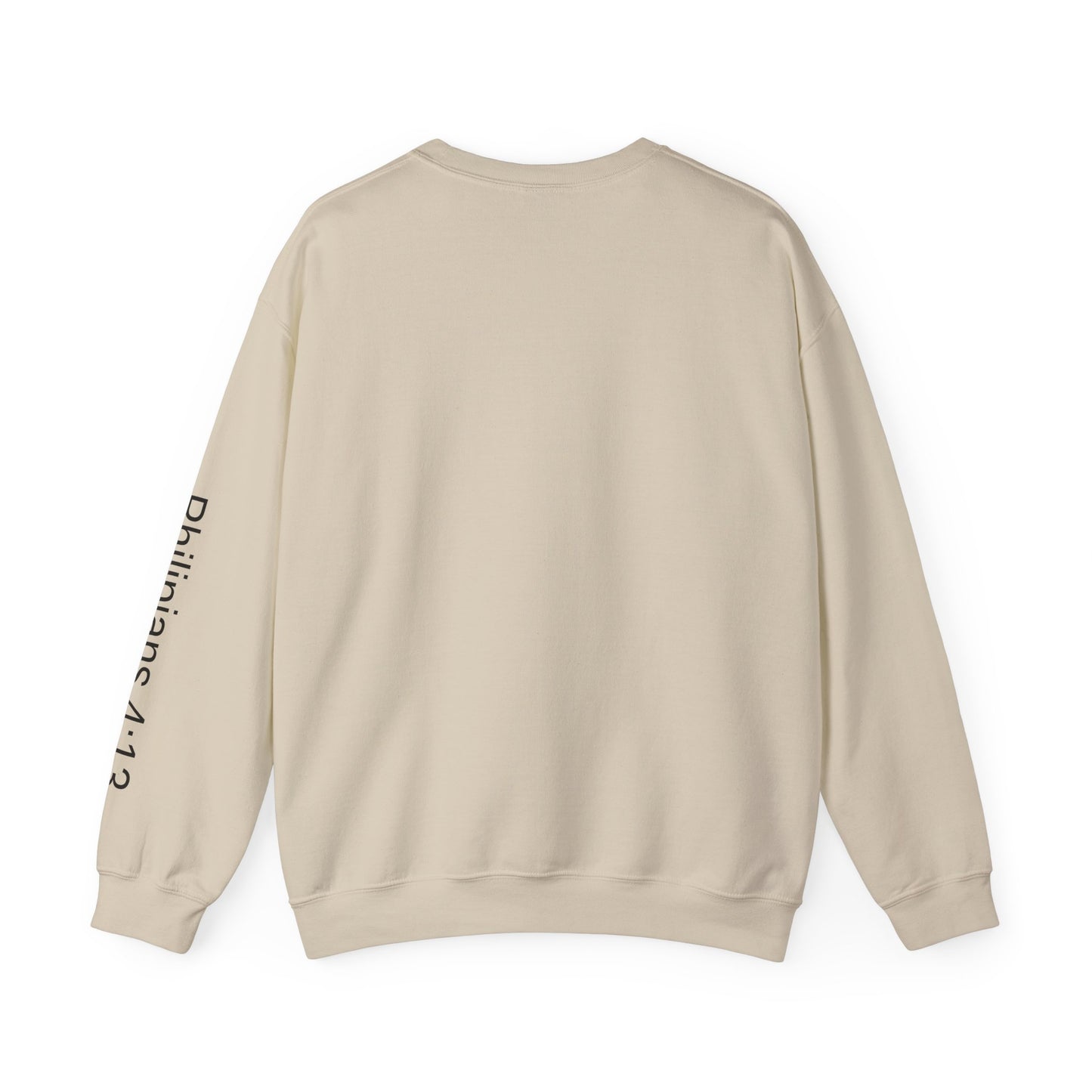 Inspirational Faith Crewneck Sweatshirt - Philippians 4:13