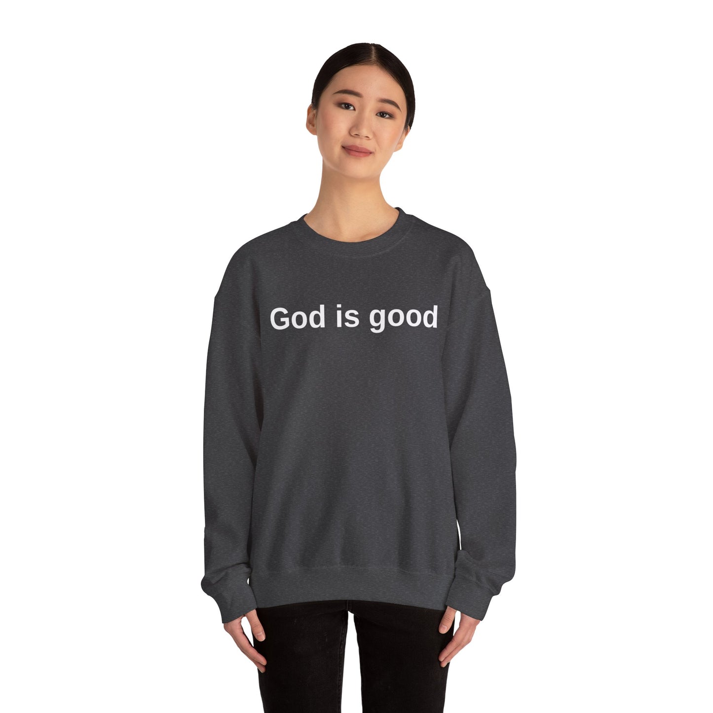God is Good Unisex Crewneck Sweatshirt - Faith-Inspired Casual Wear