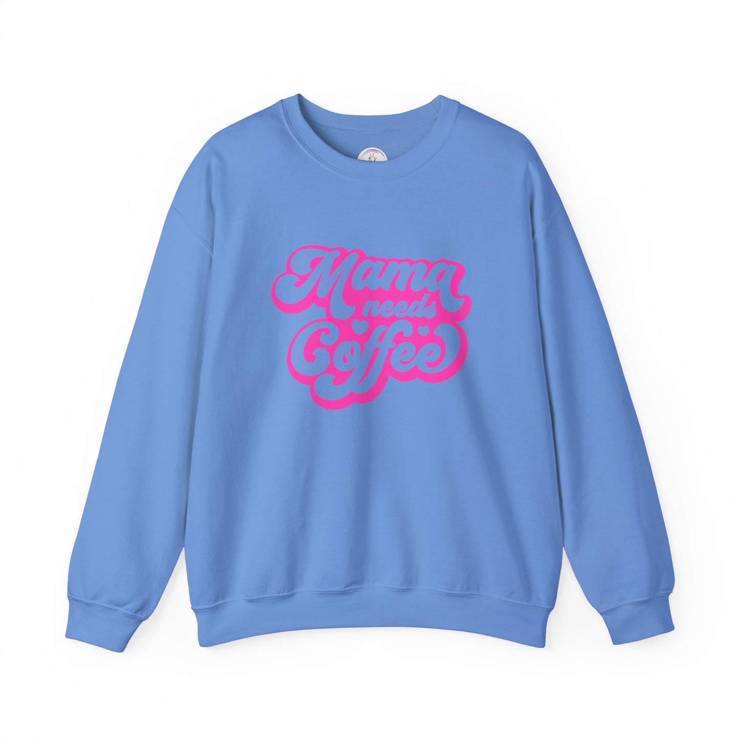 Mama Needs Coffee Unisex Heavy Blend™ Crewneck Sweatshirt - Cozy & Fun Gift for Moms