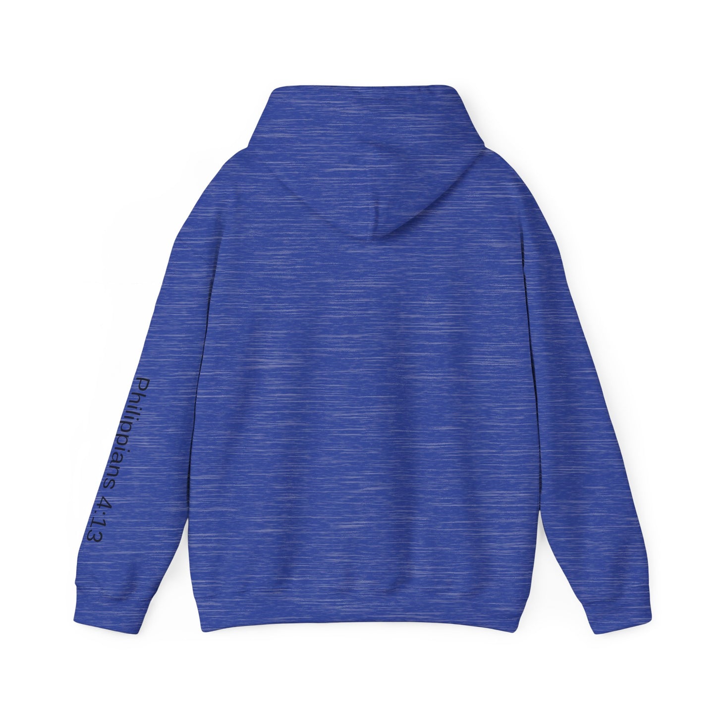 Christian Cross Hoodie | Philippians 4:13 | Cozy Unisex Heavy Blend Sweatshirt