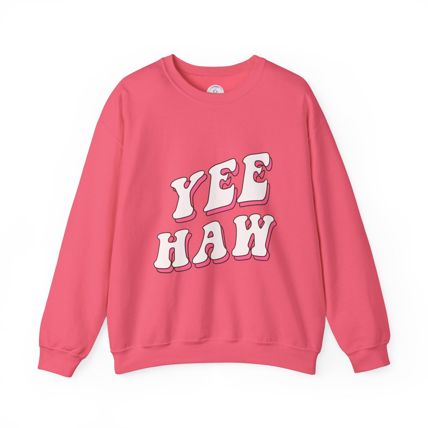 Yee Haw Unisex Heavy Blend™ Crewneck Sweatshirt - Fun Western Style for Comfort and Style