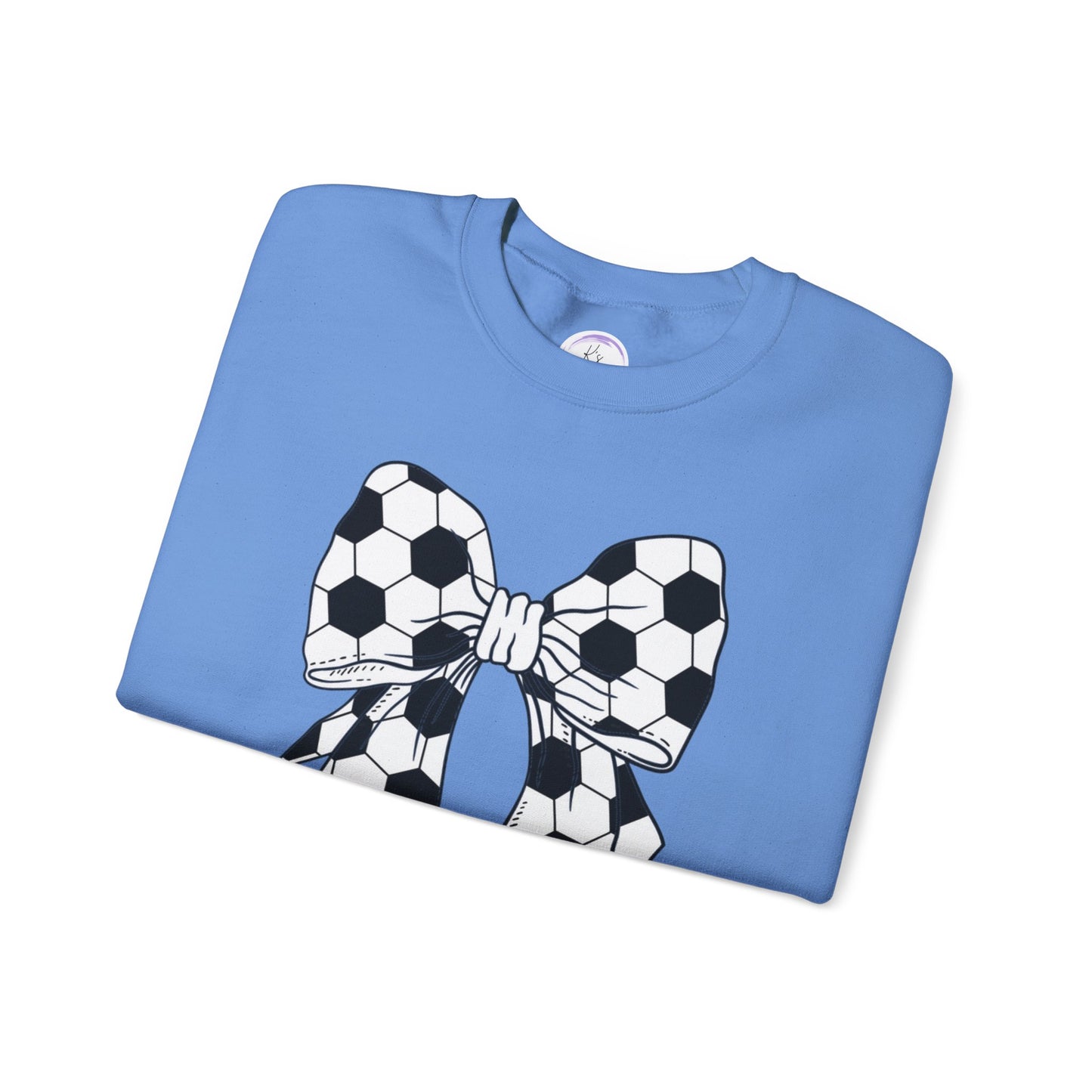 Soccer Bow Unisex Crewneck Sweatshirt – Perfect for Sports Fans and Athletes