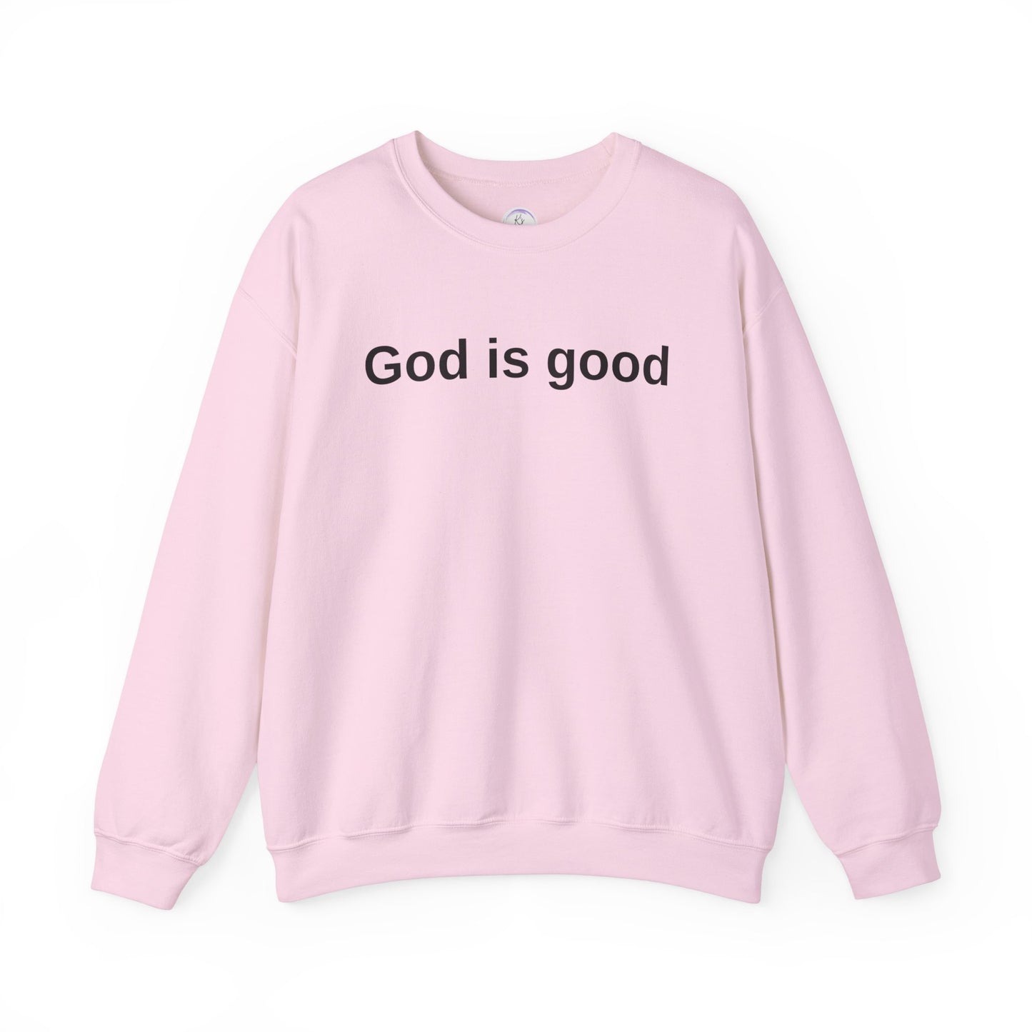God is Good Unisex Heavy Blend Crewneck Sweatshirt - Cozy and Inspirational Apparel