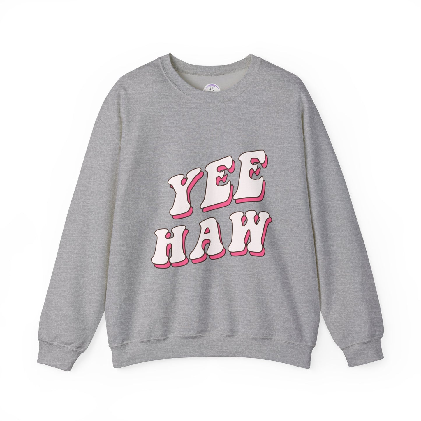 Yee Haw Unisex Heavy Blend™ Crewneck Sweatshirt - Fun Western Style for Comfort and Style
