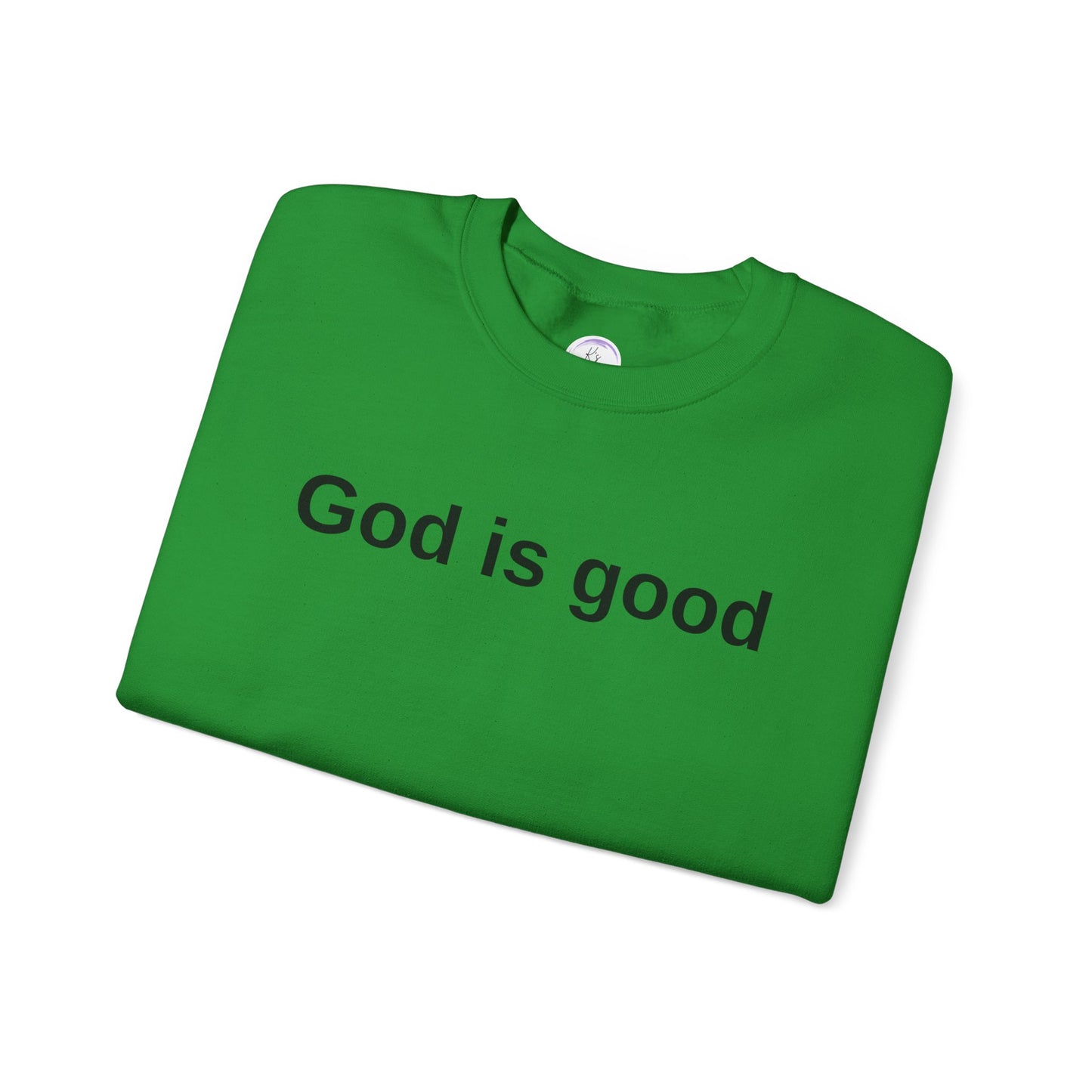 God is Good Unisex Heavy Blend Crewneck Sweatshirt - Cozy and Inspirational Apparel