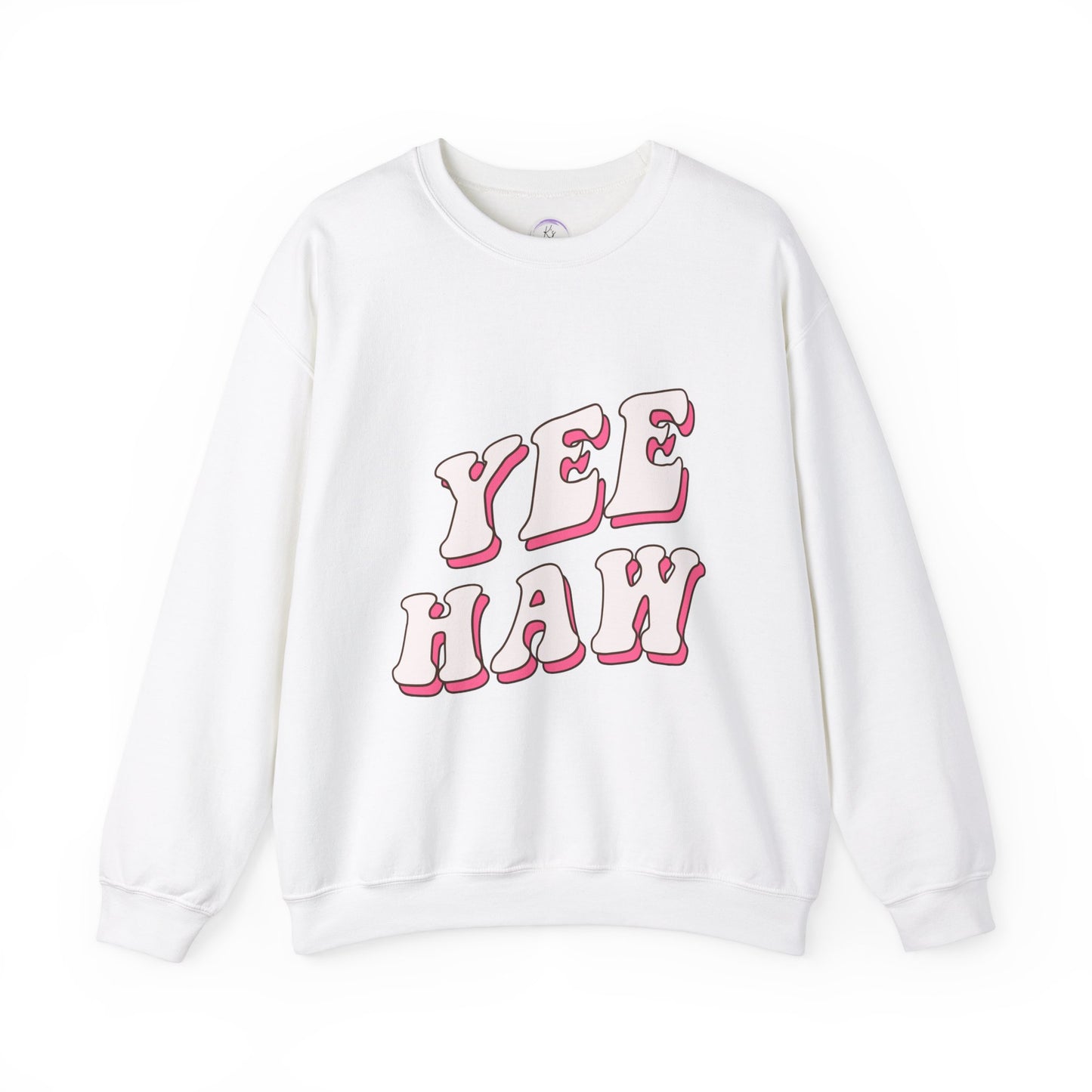 Yee Haw Unisex Heavy Blend™ Crewneck Sweatshirt - Fun Western Style for Comfort and Style