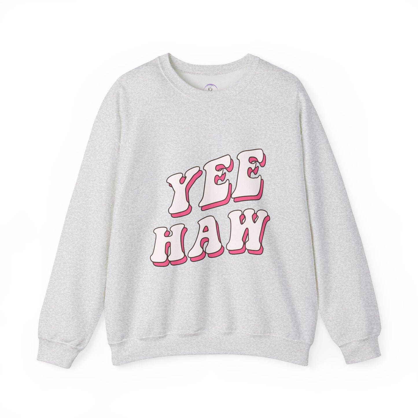 Yee Haw Unisex Heavy Blend™ Crewneck Sweatshirt - Fun Western Style for Comfort and Style